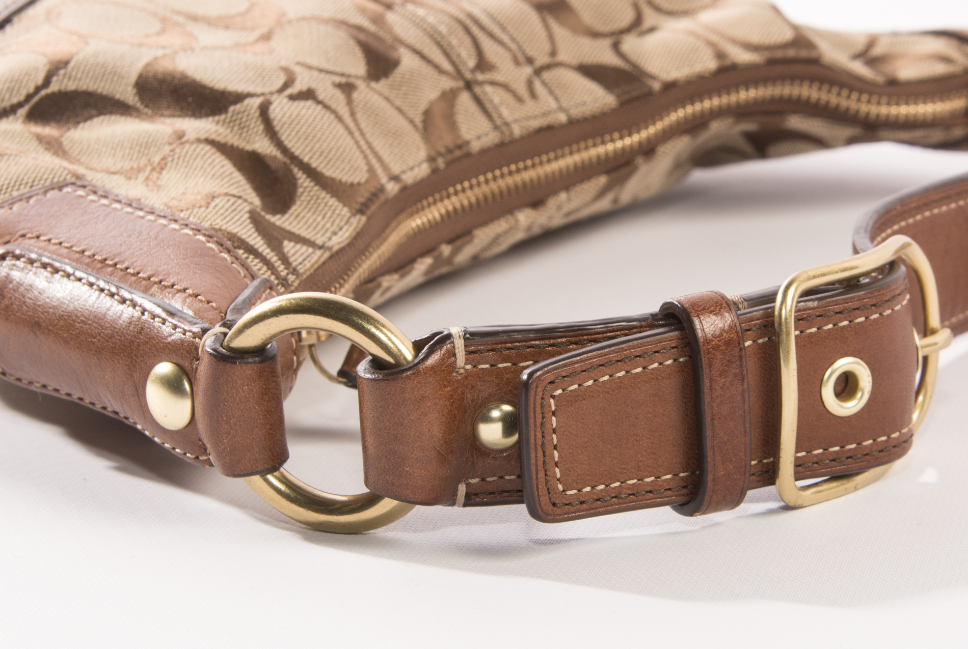 Coach Signature Mini Hobo Bag