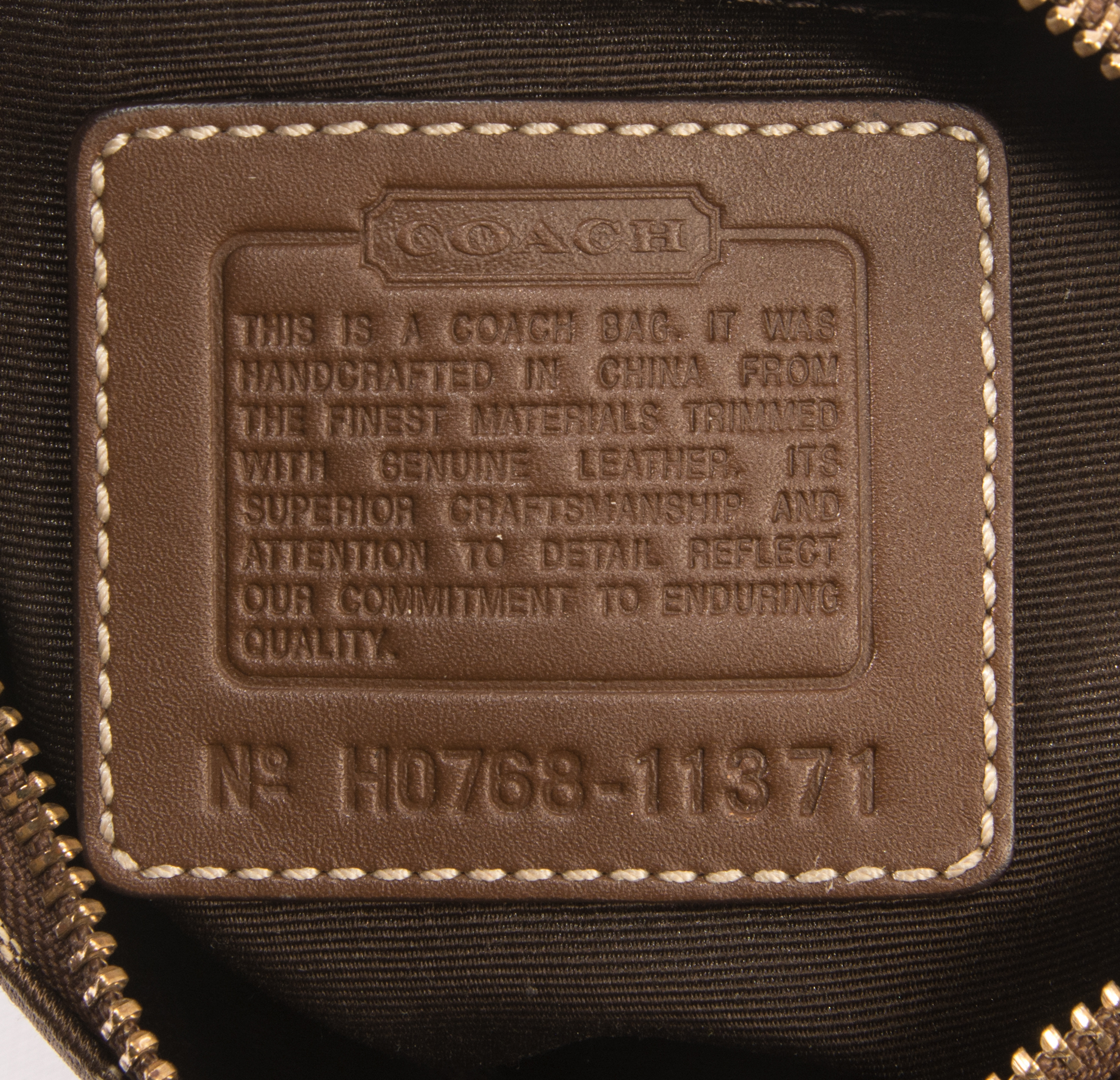 Coach Signature Mini Hobo Bag