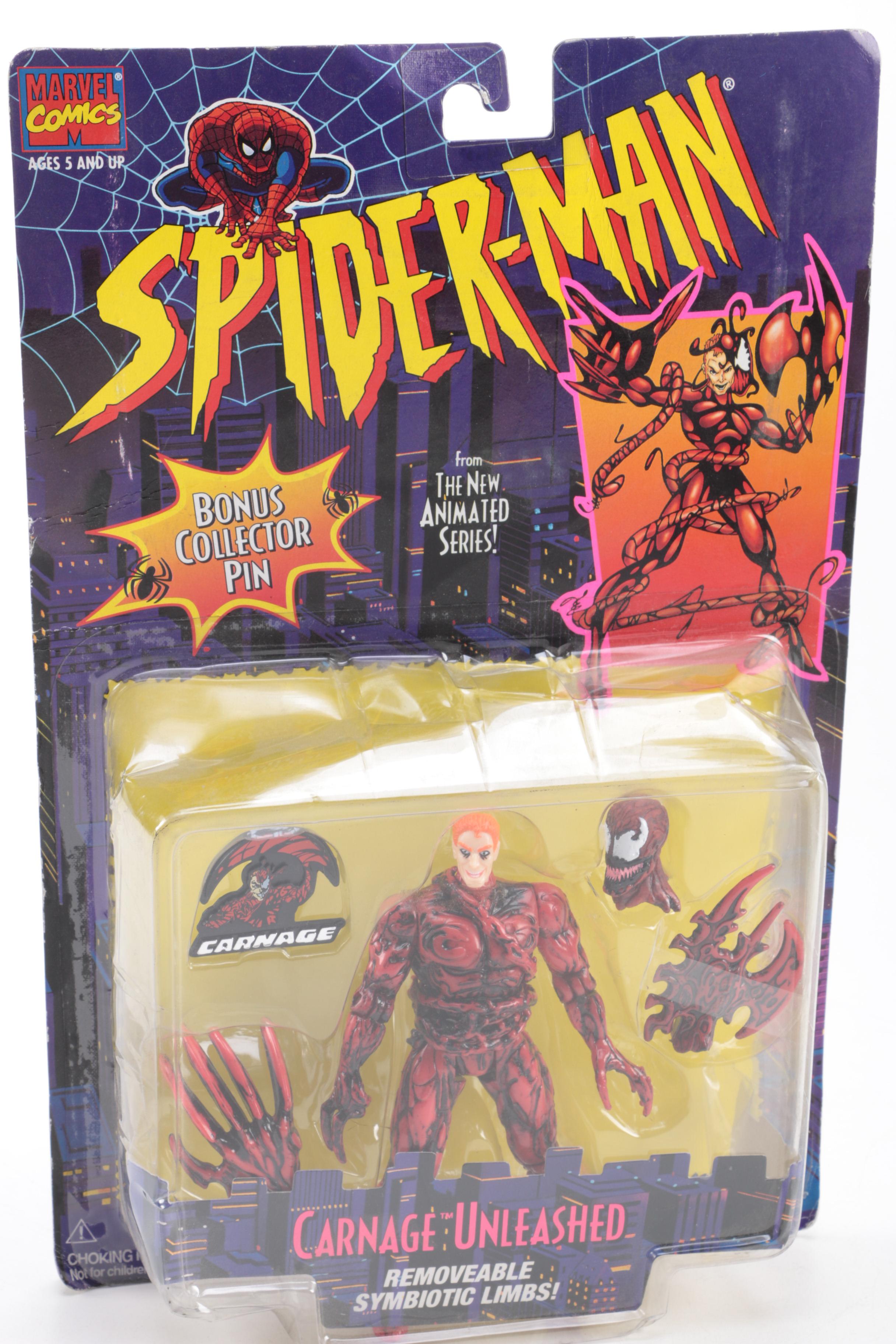 Spider-Man and Carnage Action Figures