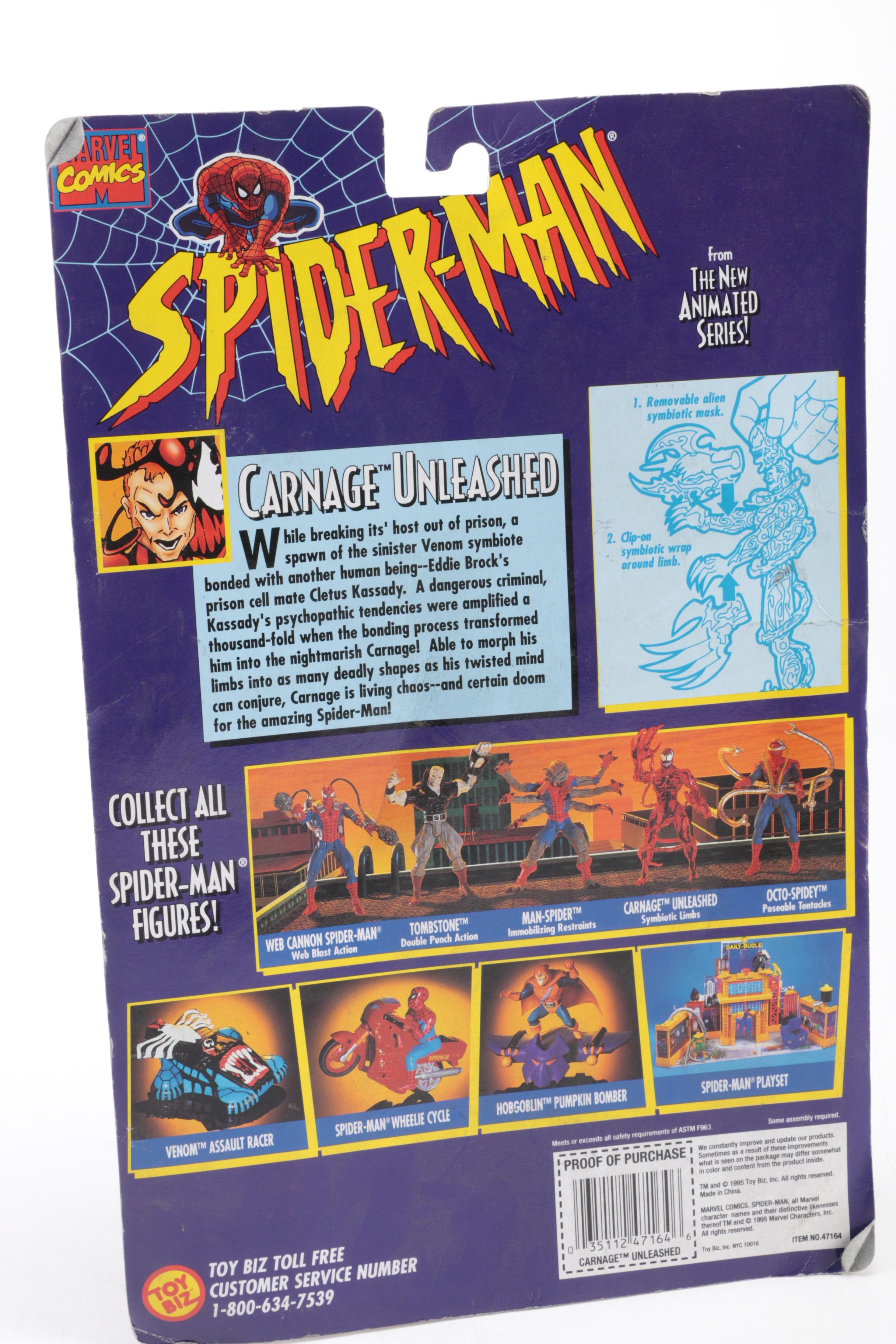 Spider-Man and Carnage Action Figures