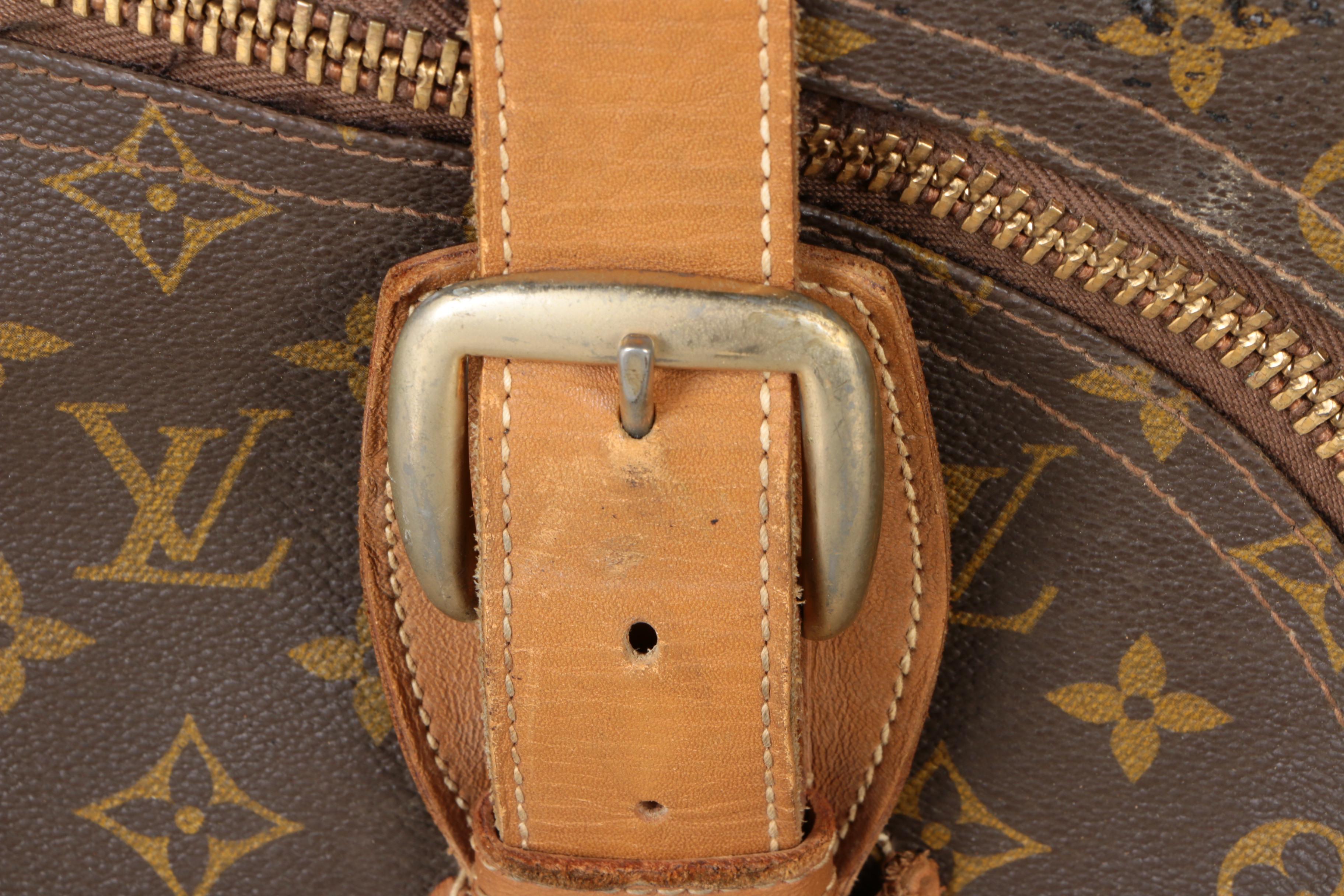 Vintage Louis Vuitton Monogram Suitcase with Buckle Straps