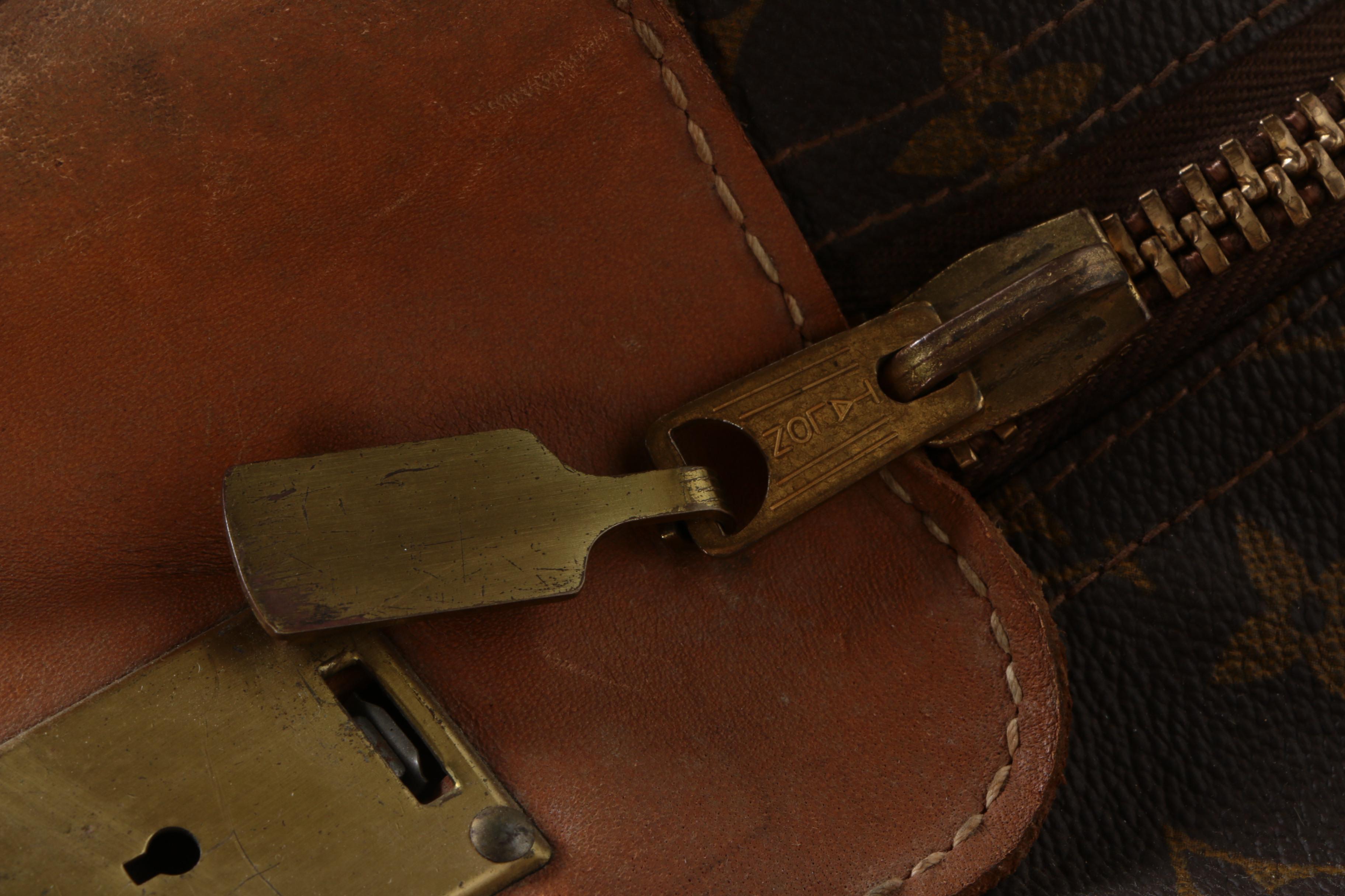 Vintage Louis Vuitton Monogram Suitcase with Buckle Straps