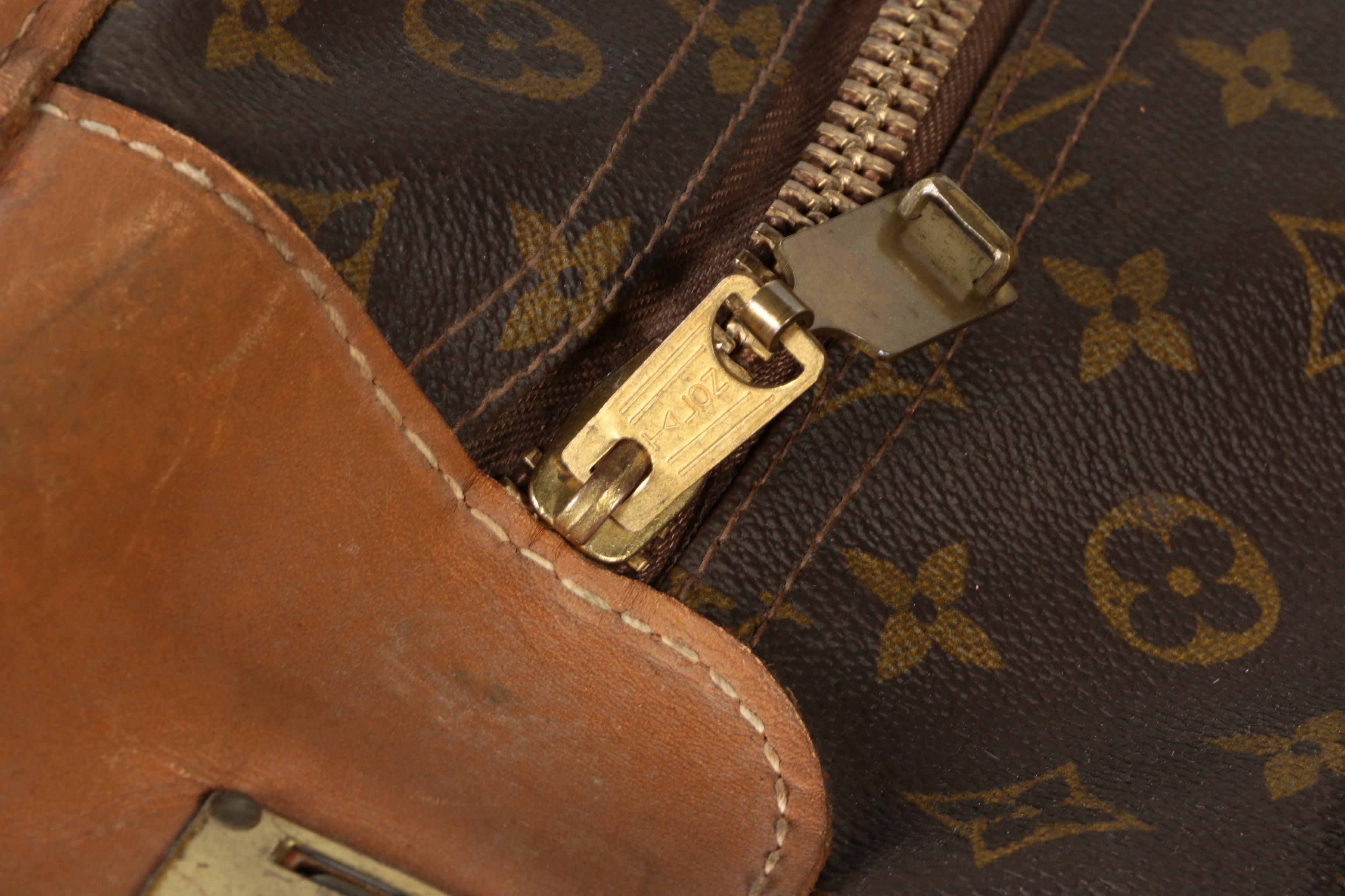 Vintage Louis Vuitton Monogram Suitcase with Buckle Straps