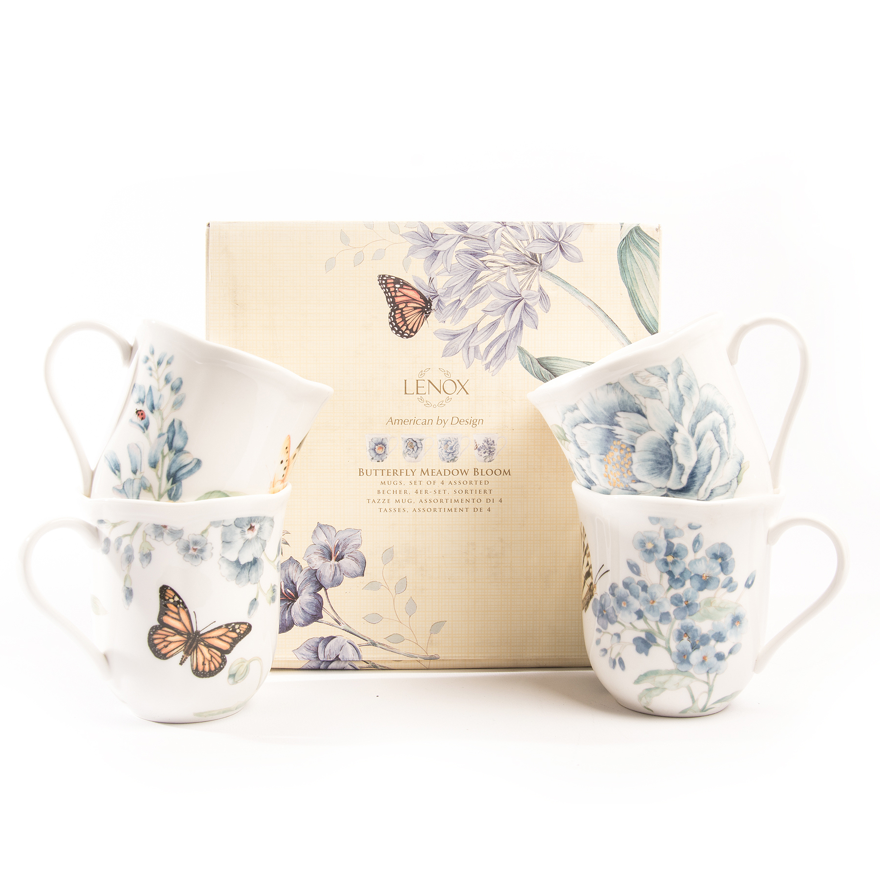 Lenox Butterfly Meadow Bloom Mugs