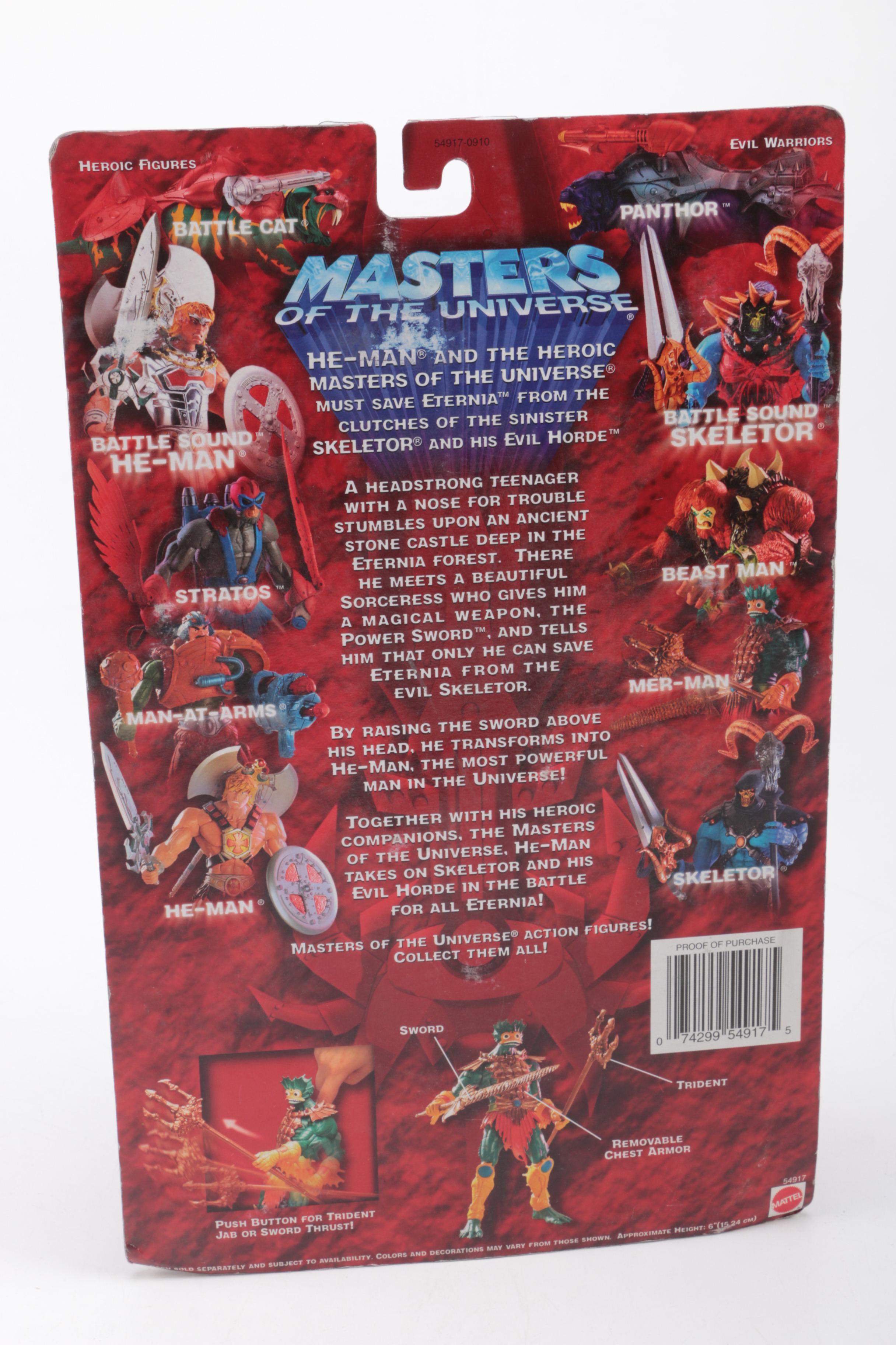 "Masters of the Universe" Mer-Man and Orko Action Figures