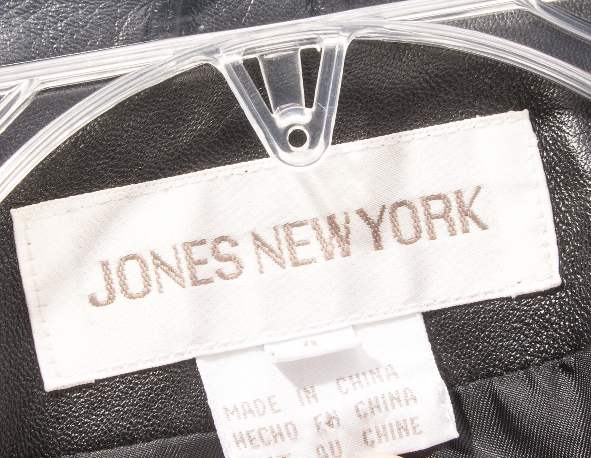 Nine West and Jones New York Black Leather Jackets