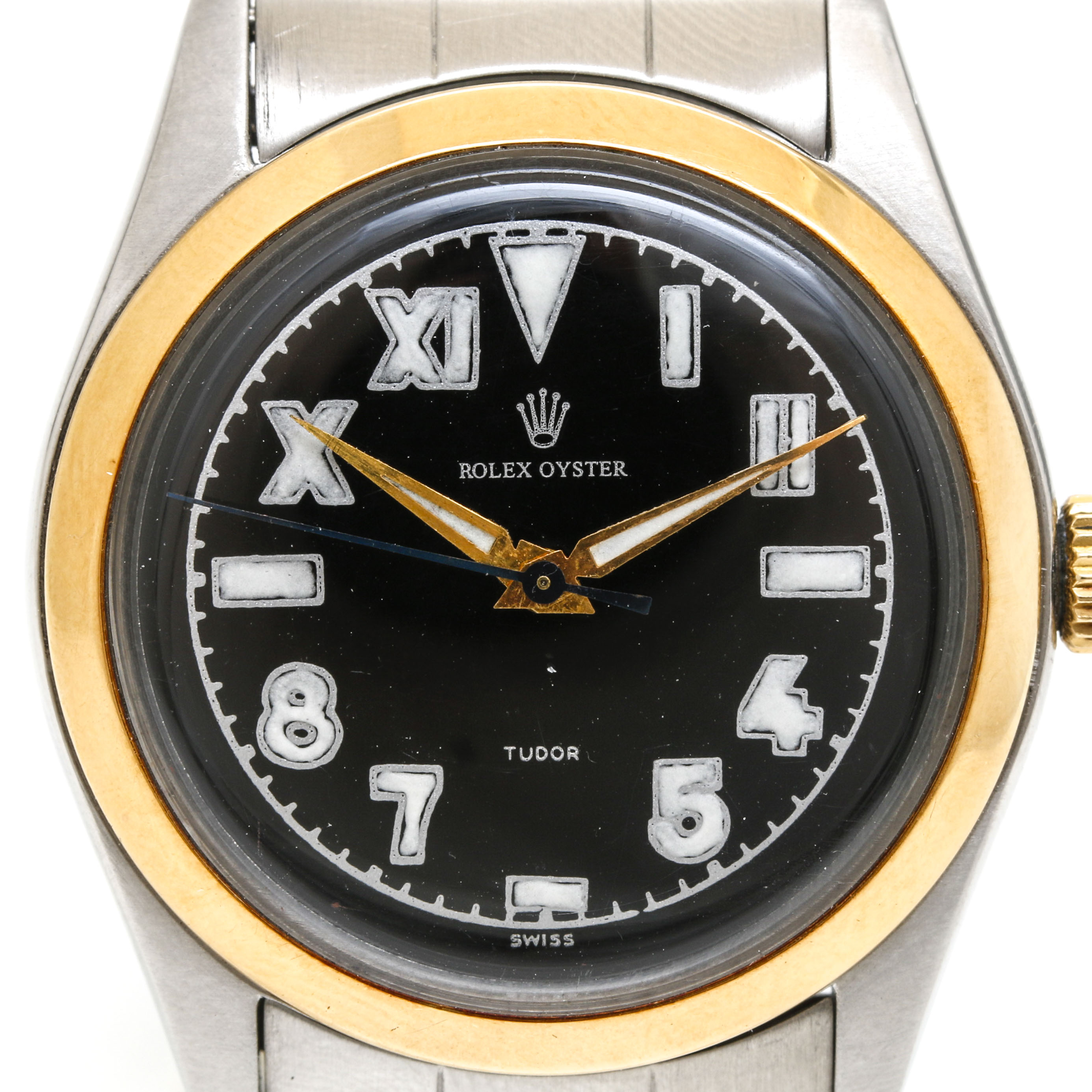 Rolex Oyster Stainless Steel and 14K Yellow Gold Watch