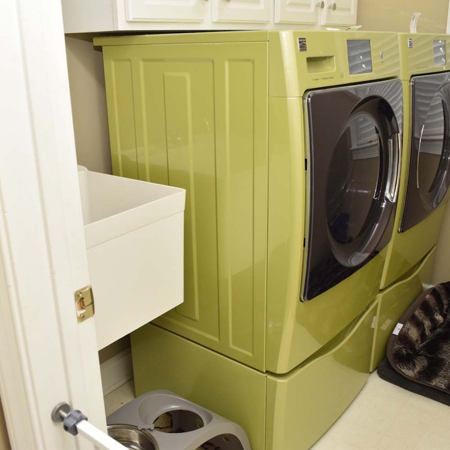 Kenmore Elite Steam Refresh Dryer with Pedestal