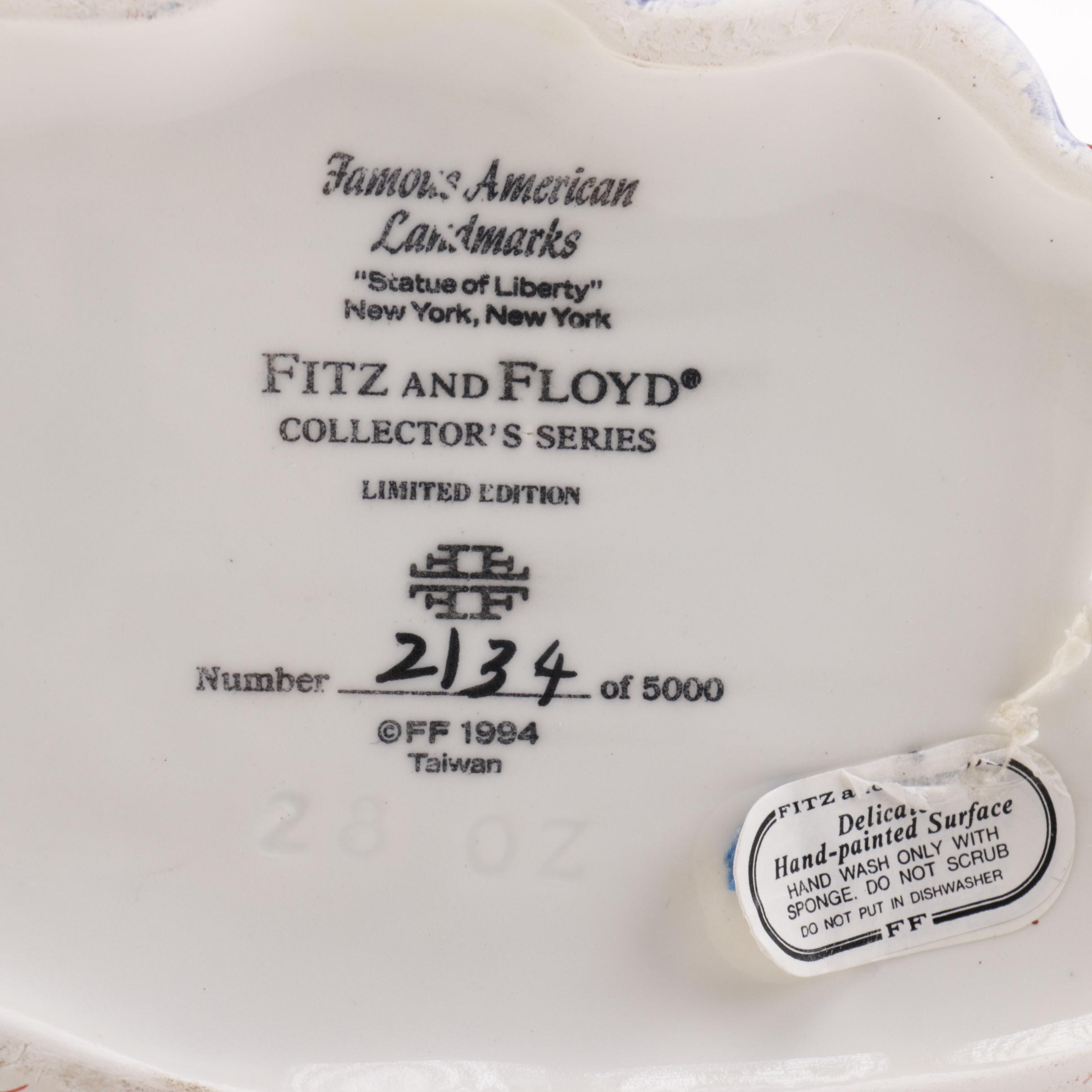 Limited Edition Fitz & Floyd "Statue of Liberty" Teapot