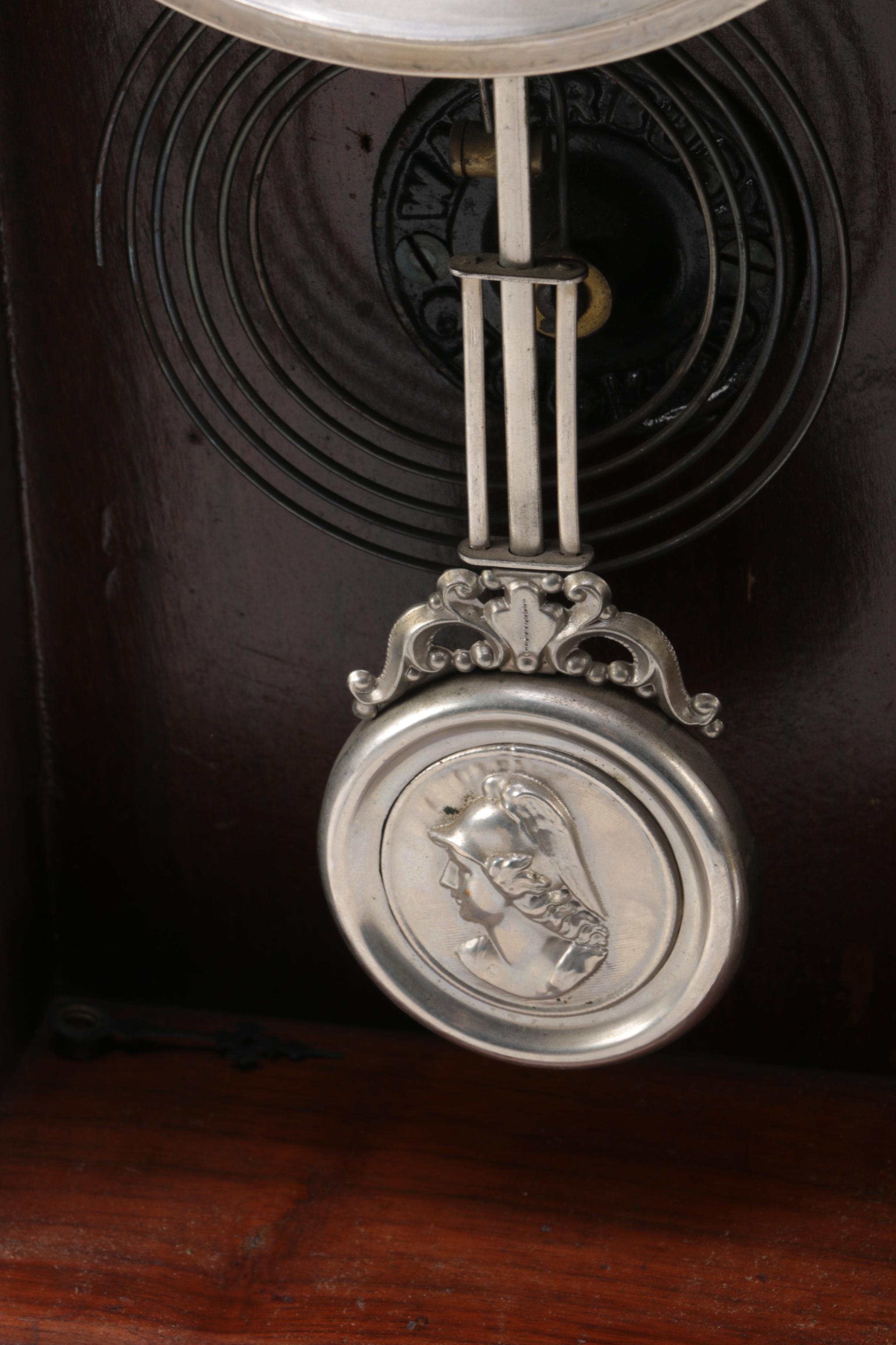 Vintage Madina Wood Gingerbread Mantel Clock