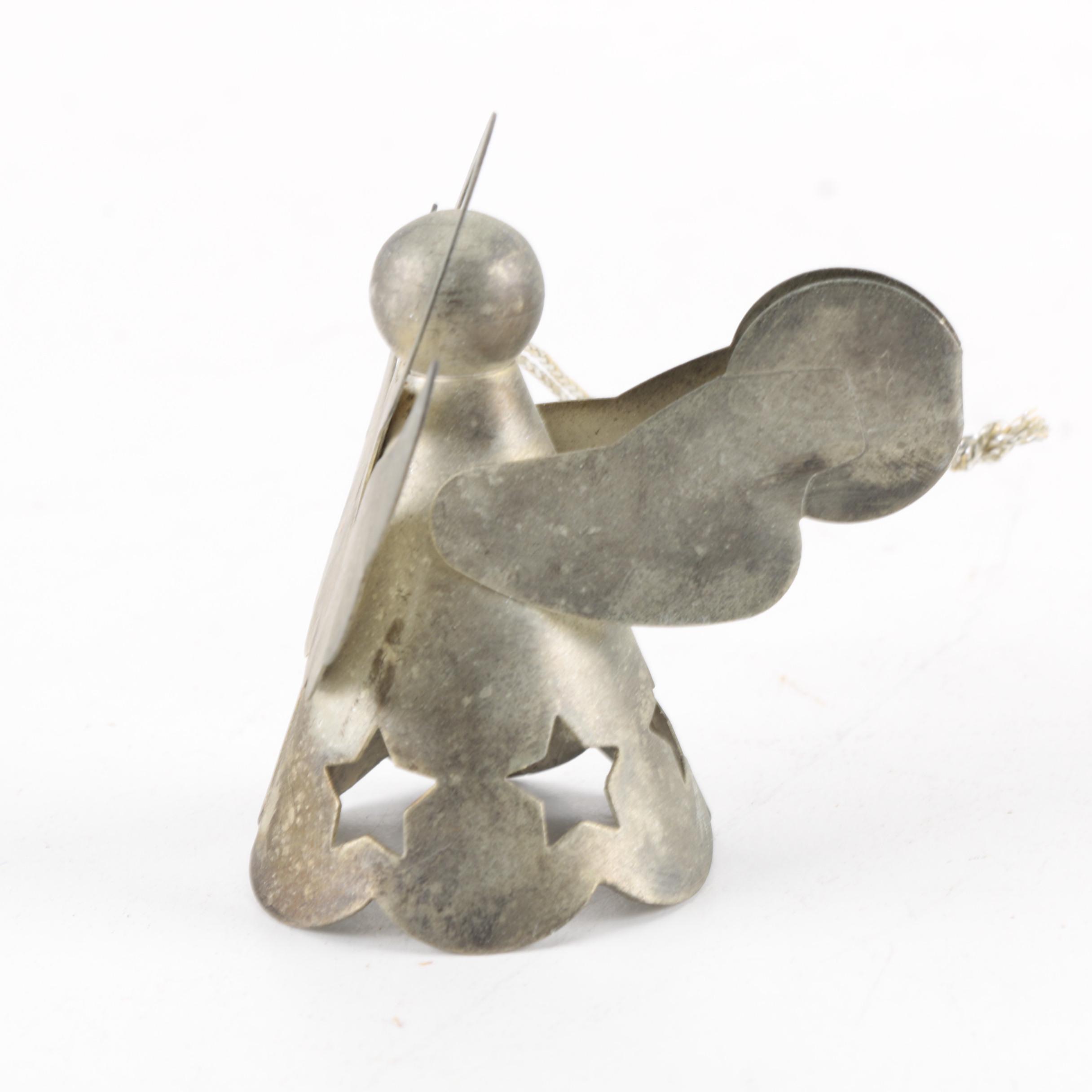 Waterford Santa Claus Ornament with a Collection of Angel Ornaments