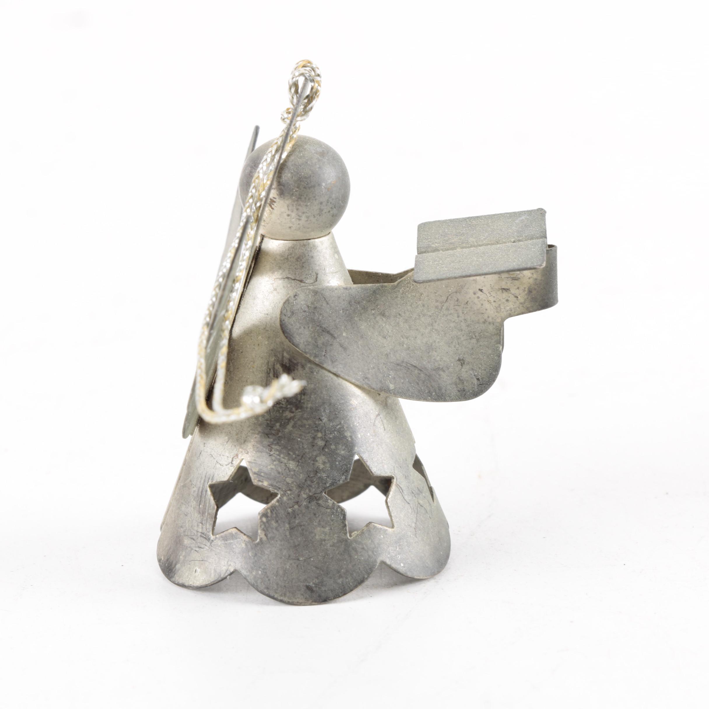 Waterford Santa Claus Ornament with a Collection of Angel Ornaments