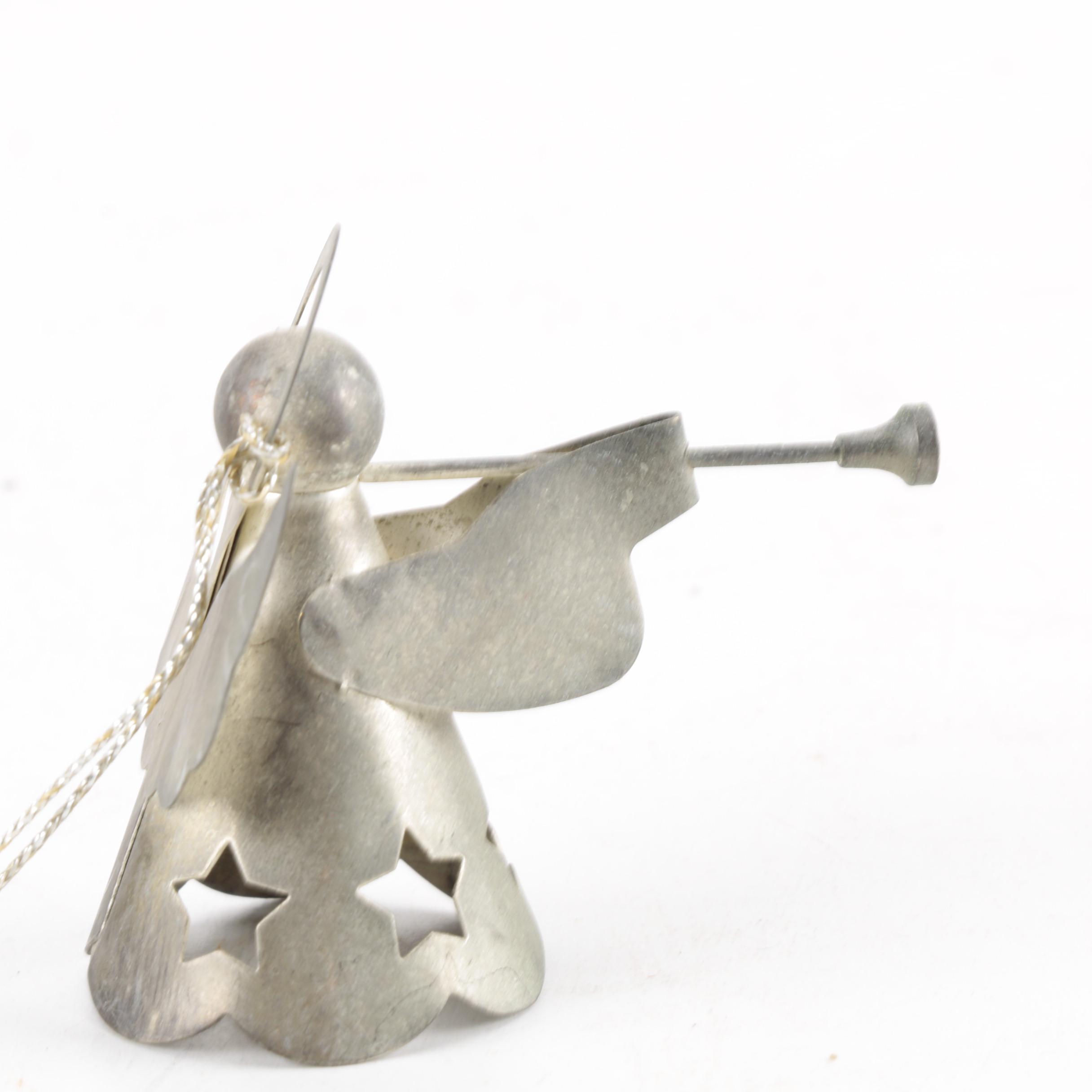 Waterford Santa Claus Ornament with a Collection of Angel Ornaments