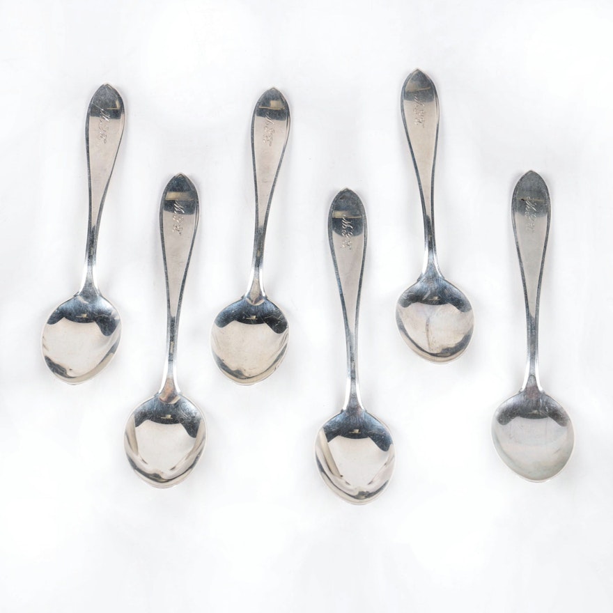 International Silver Co. Sterling Silver "John Winthrop" Monogrammed Spoons