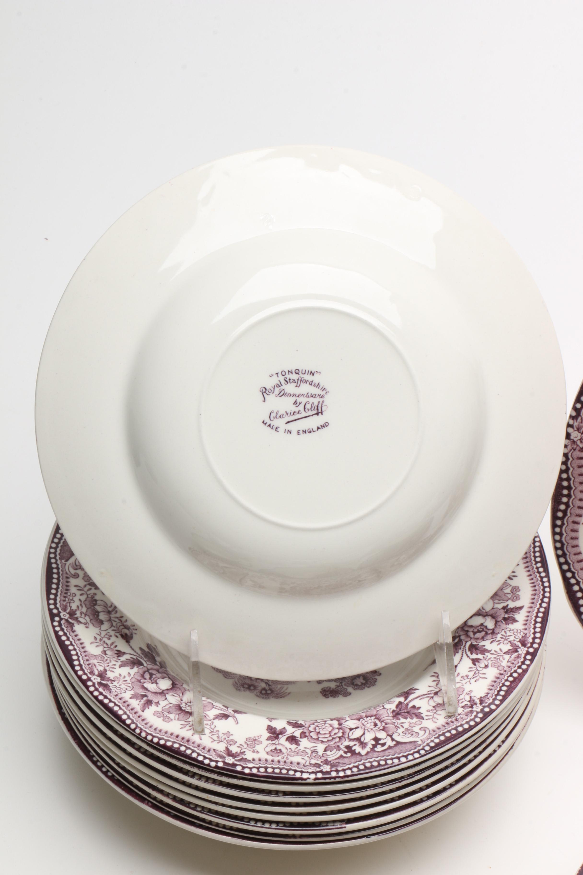 Vintage Clarice Cliff for Royal Staffordshire "Tonquin" Tableware