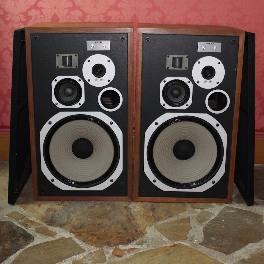 Vintage 200 Watt Pioneer HPM-100 Floor Speakers