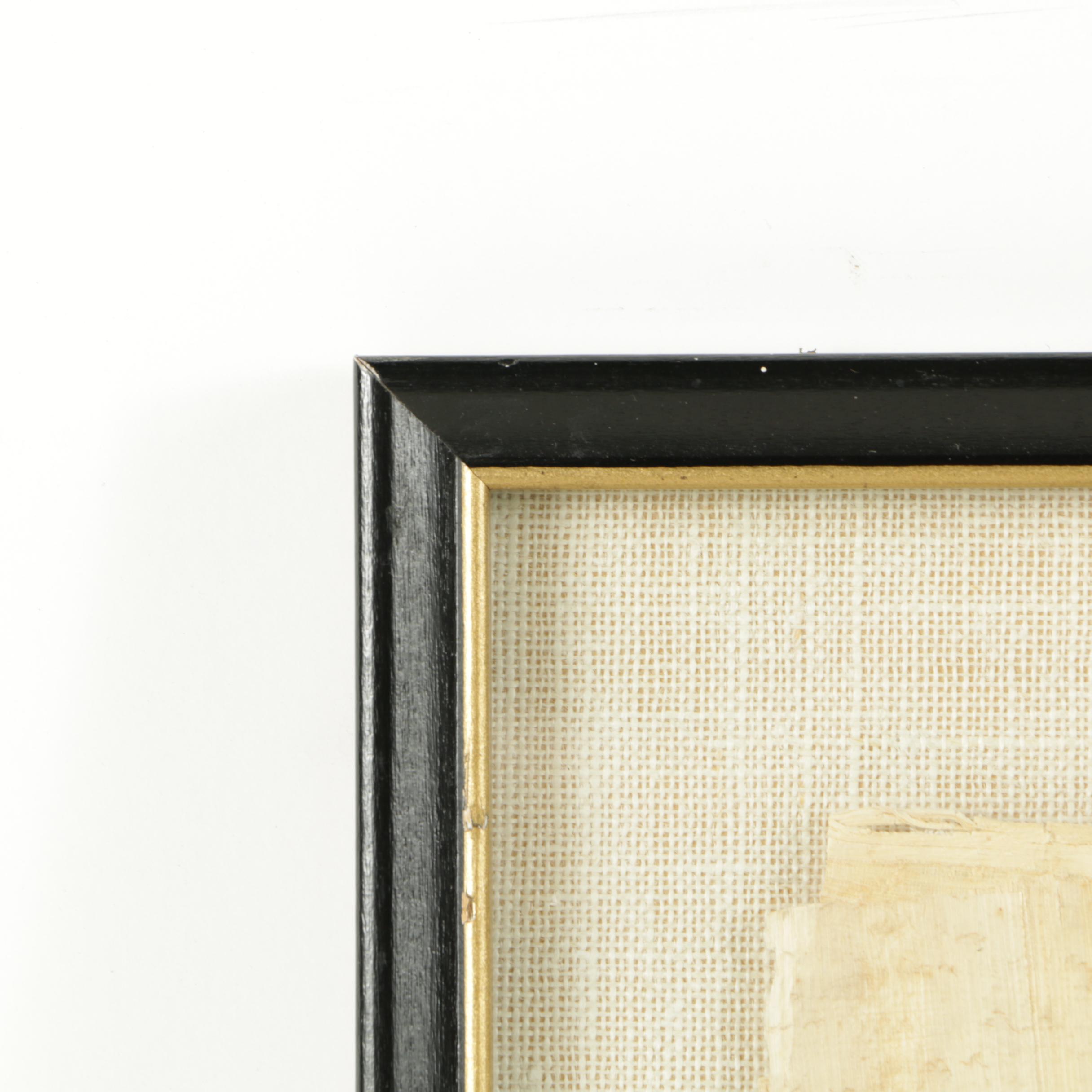 Gouache Paintings on Papyrus of Egyptian Themes