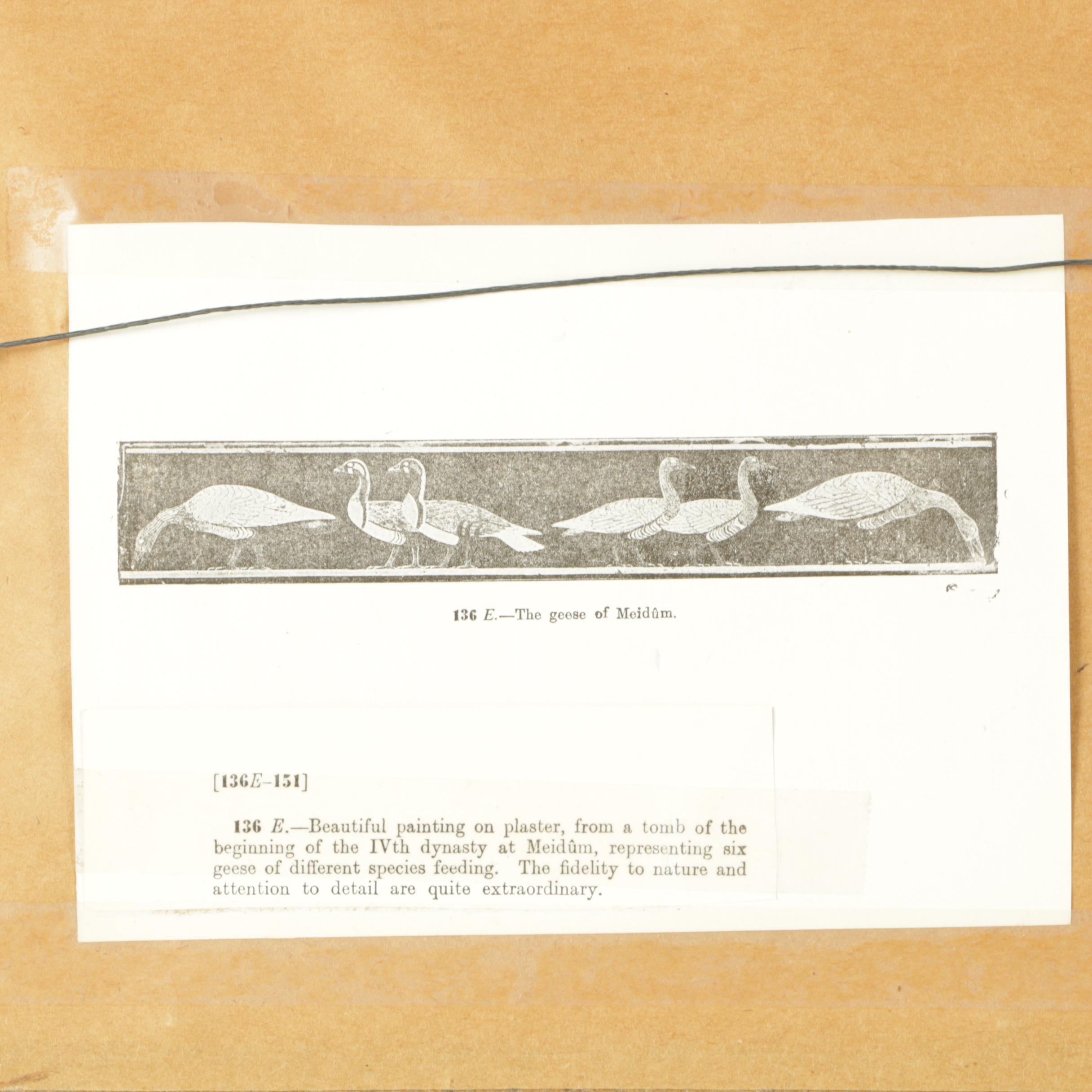 Gouache Paintings on Papyrus of Egyptian Themes