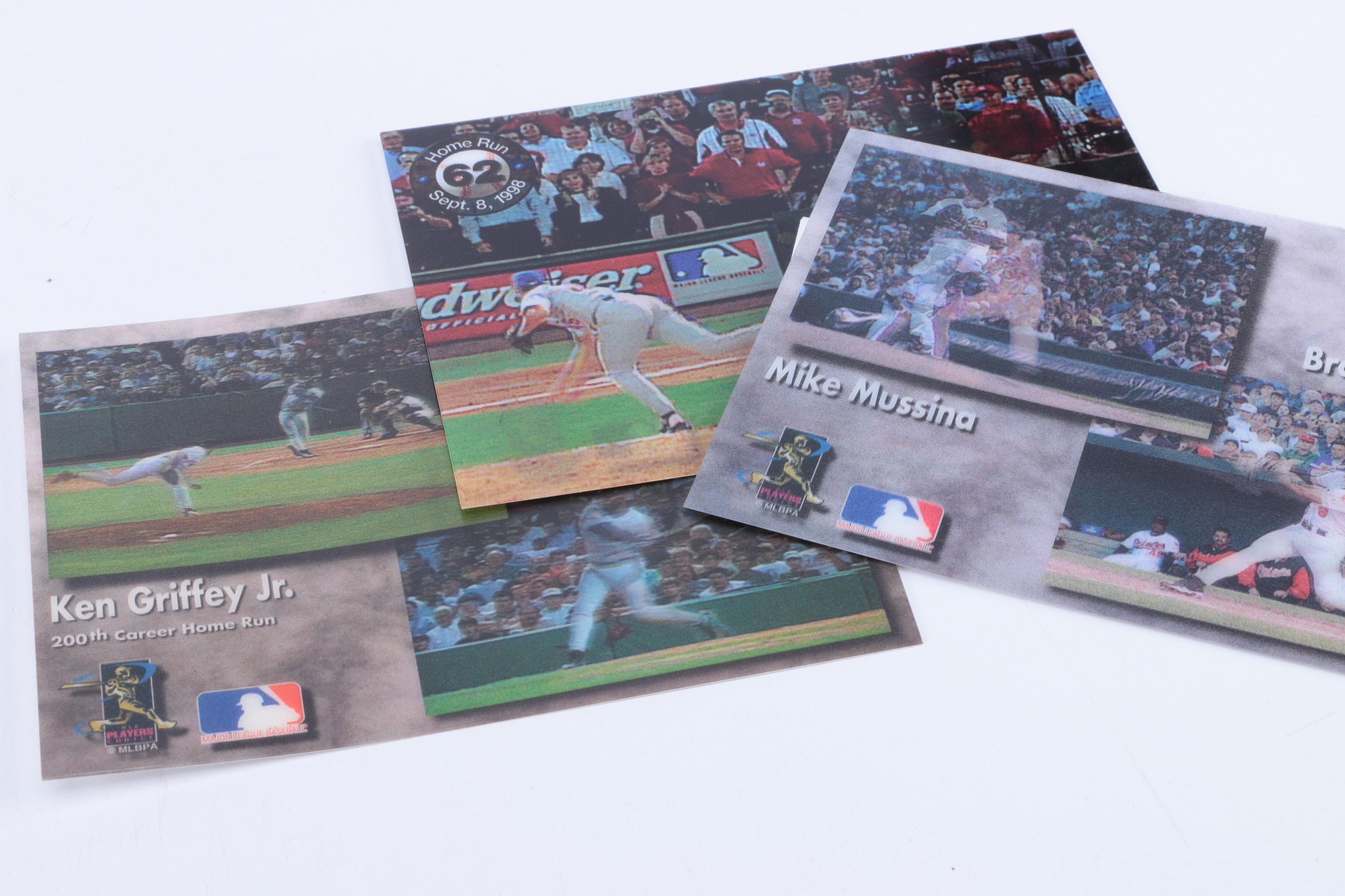 Collection of Baseball Cards Including Fleer and Topps