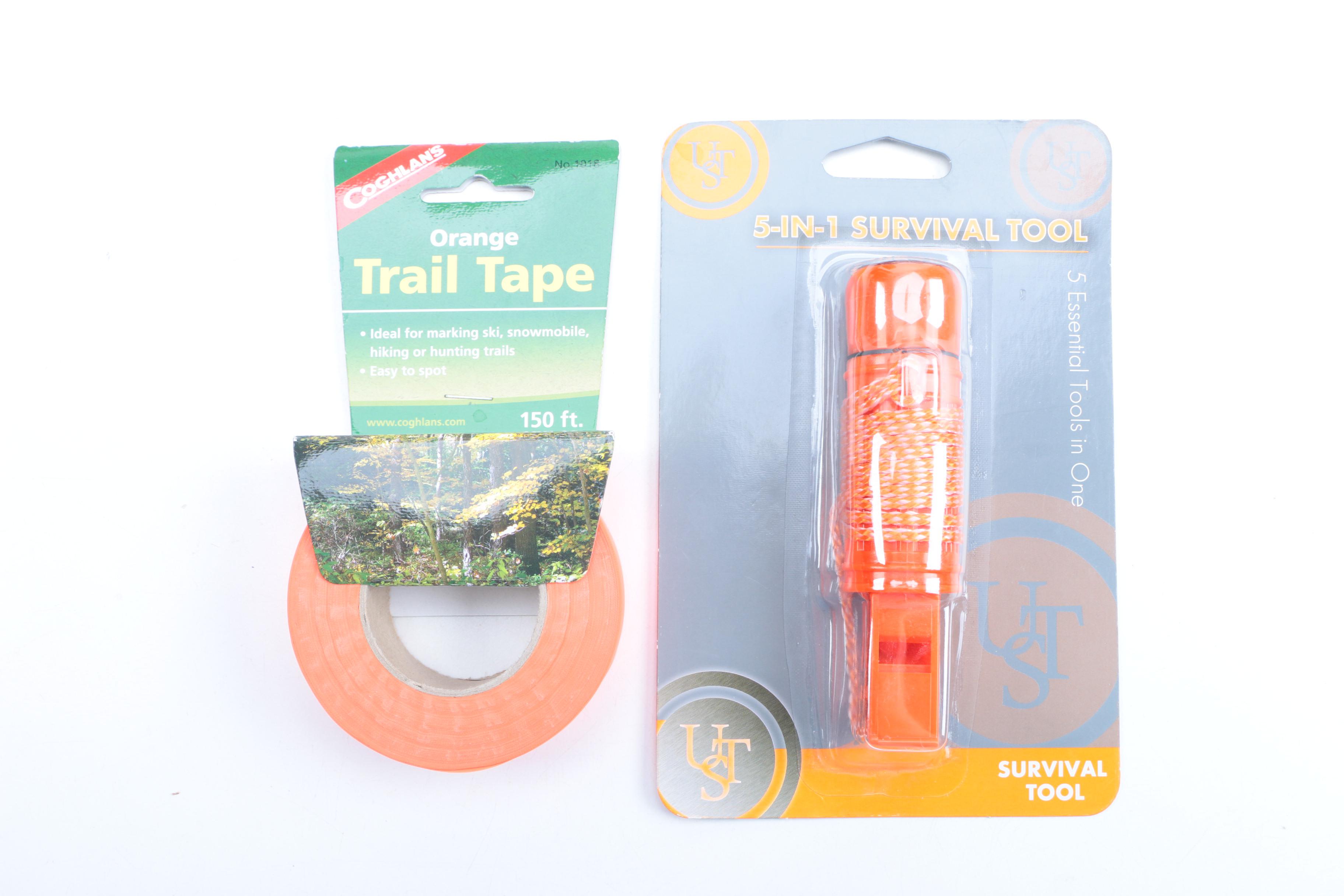 Collection of Survivalist Camping Accessories