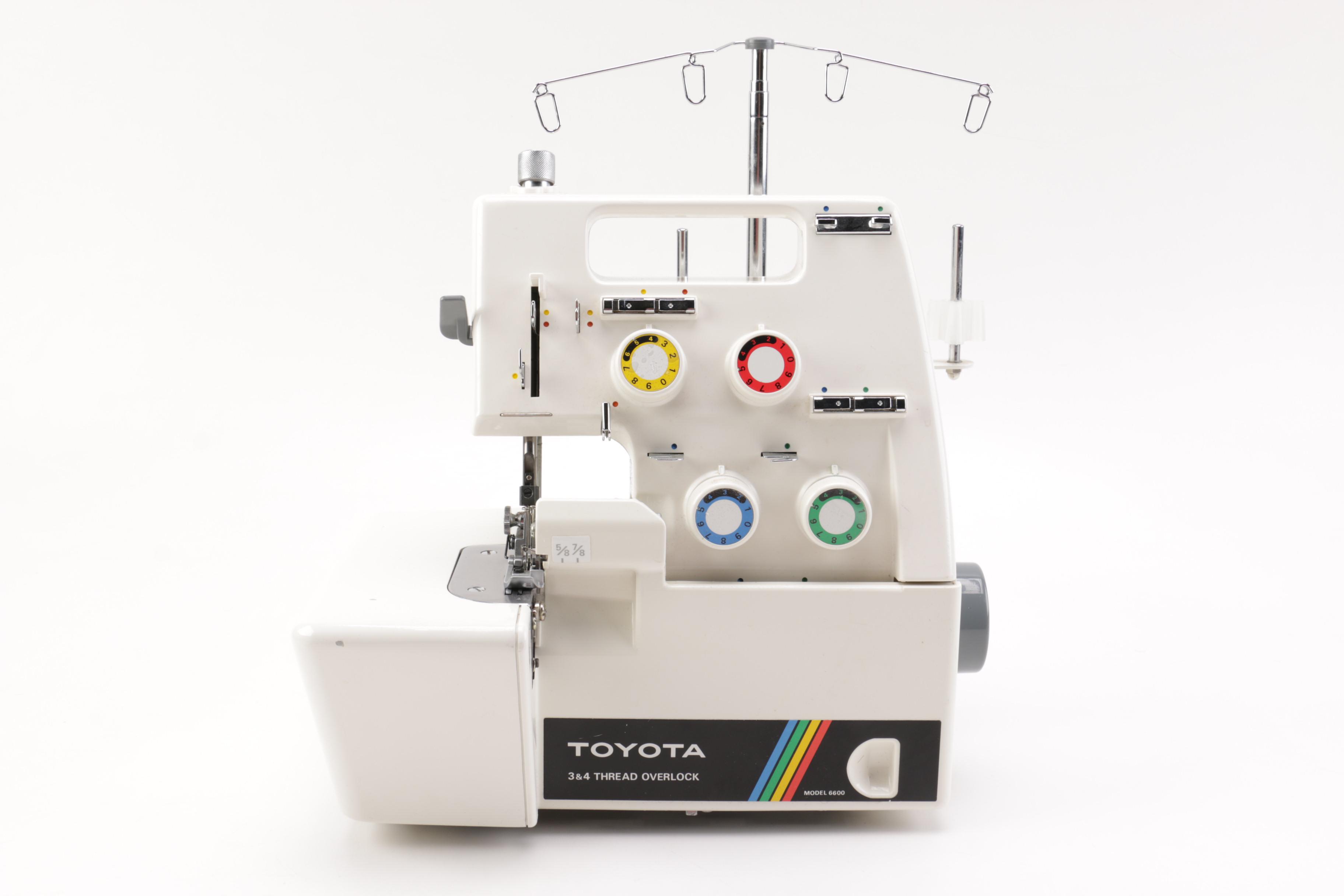 Toyota Serger Sewing Machine Model 6600