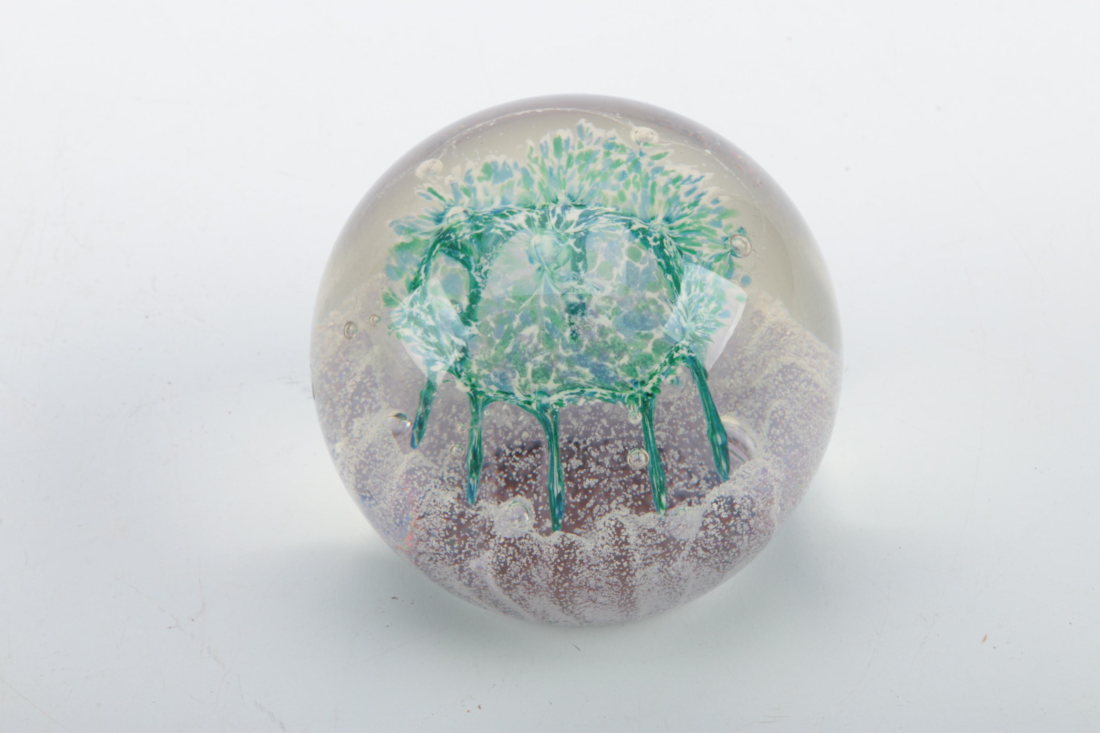 Crystal and Jade Tone Home Décor