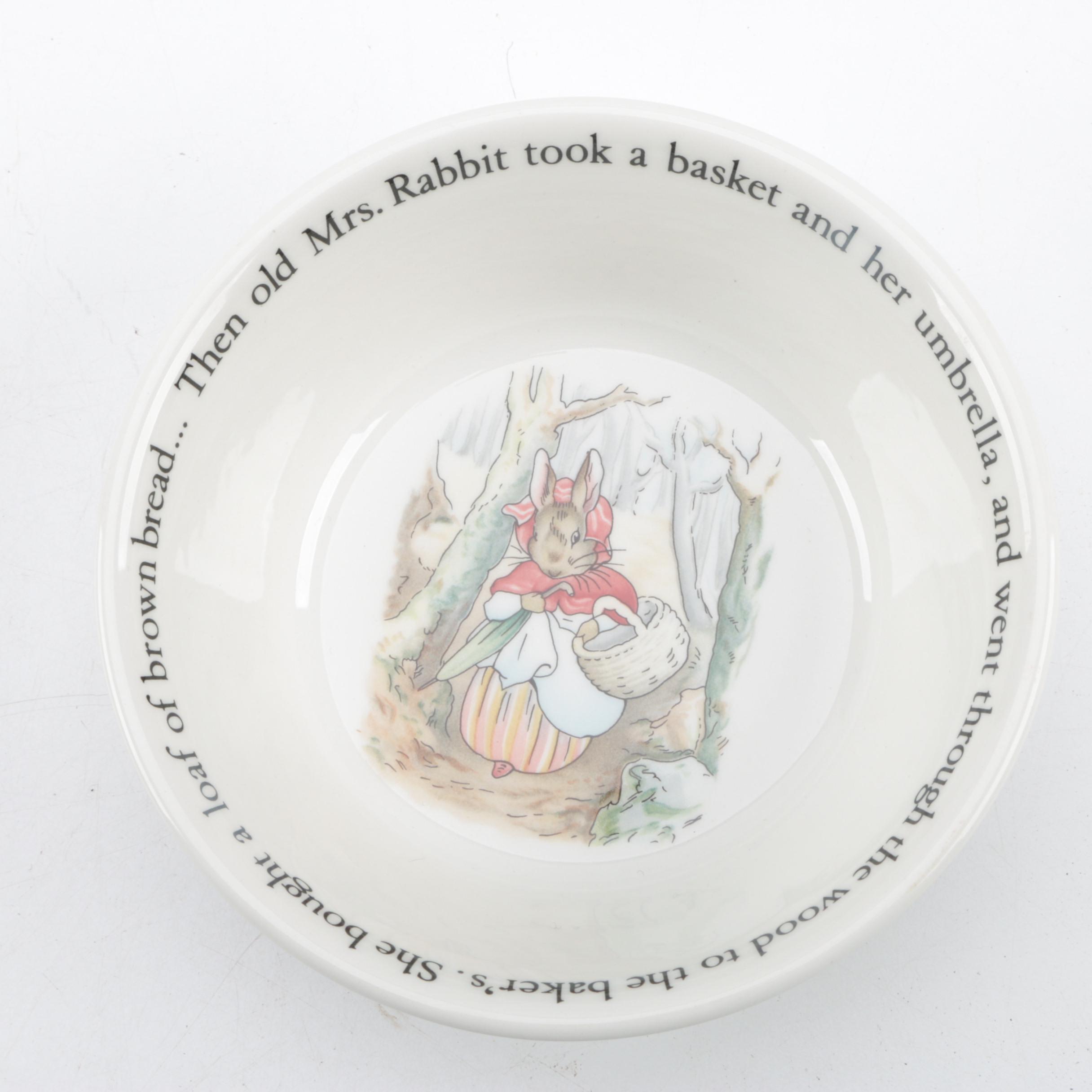 Wedgwood Peter Rabbit Plate and Bowl