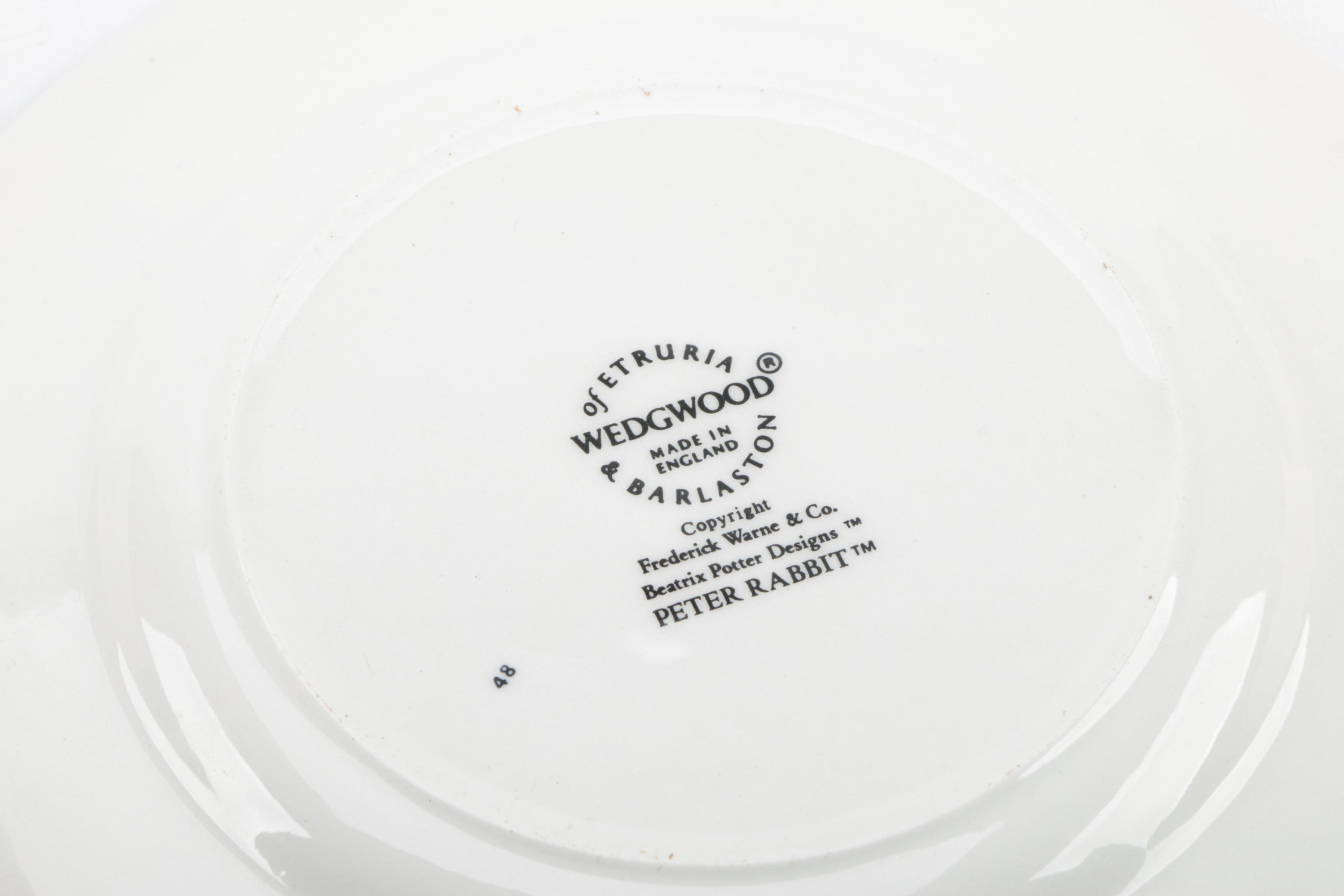 Wedgwood Peter Rabbit Plate and Bowl