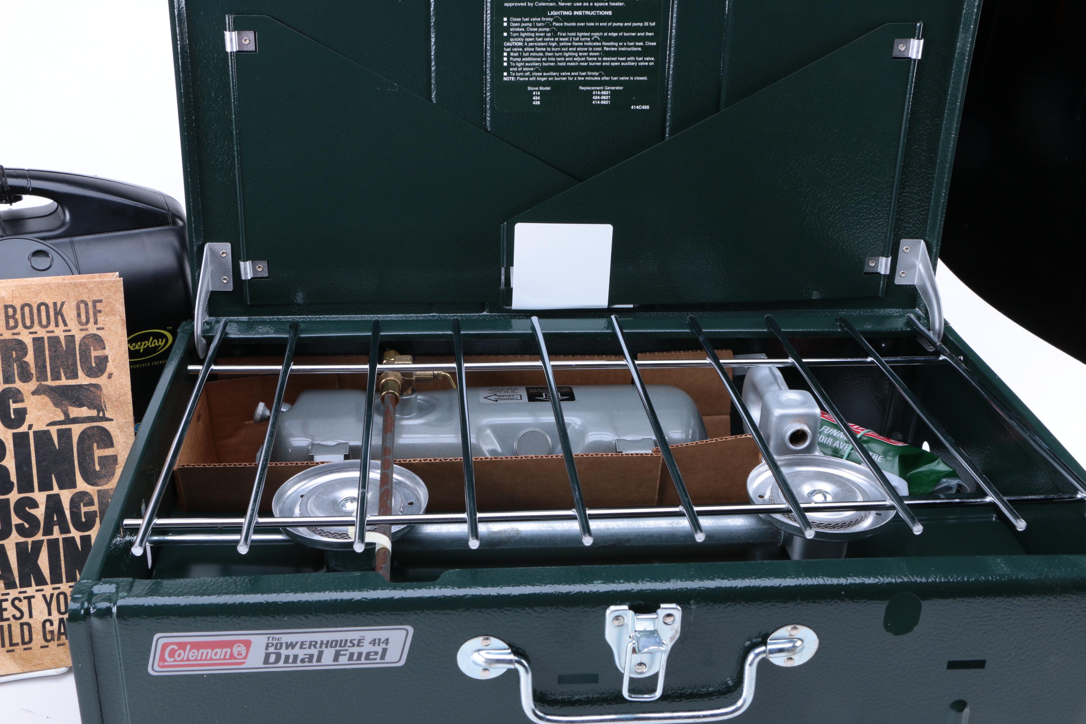 Collection of Camping Gear including Coleman