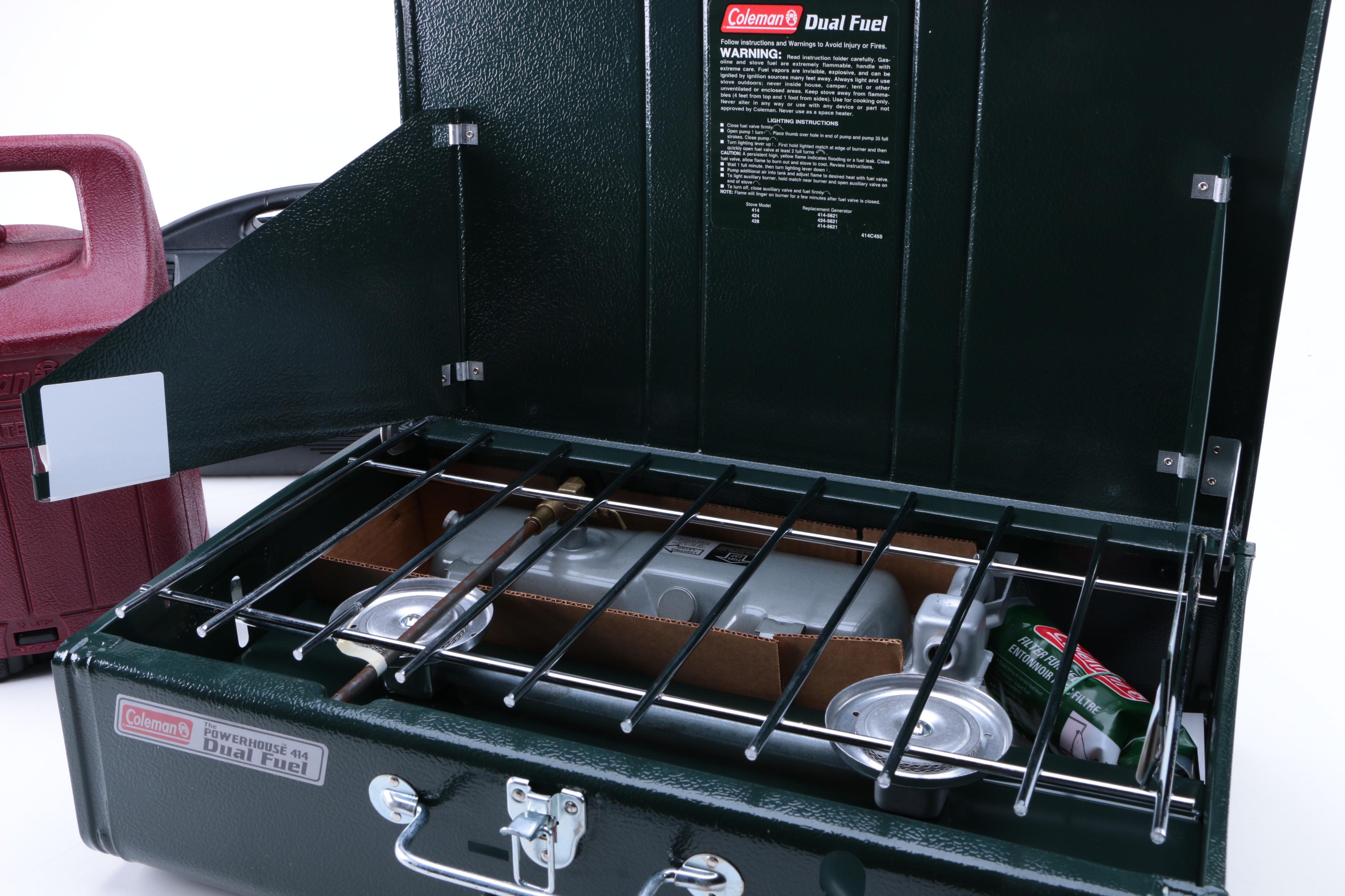 Collection of Camping Gear including Coleman