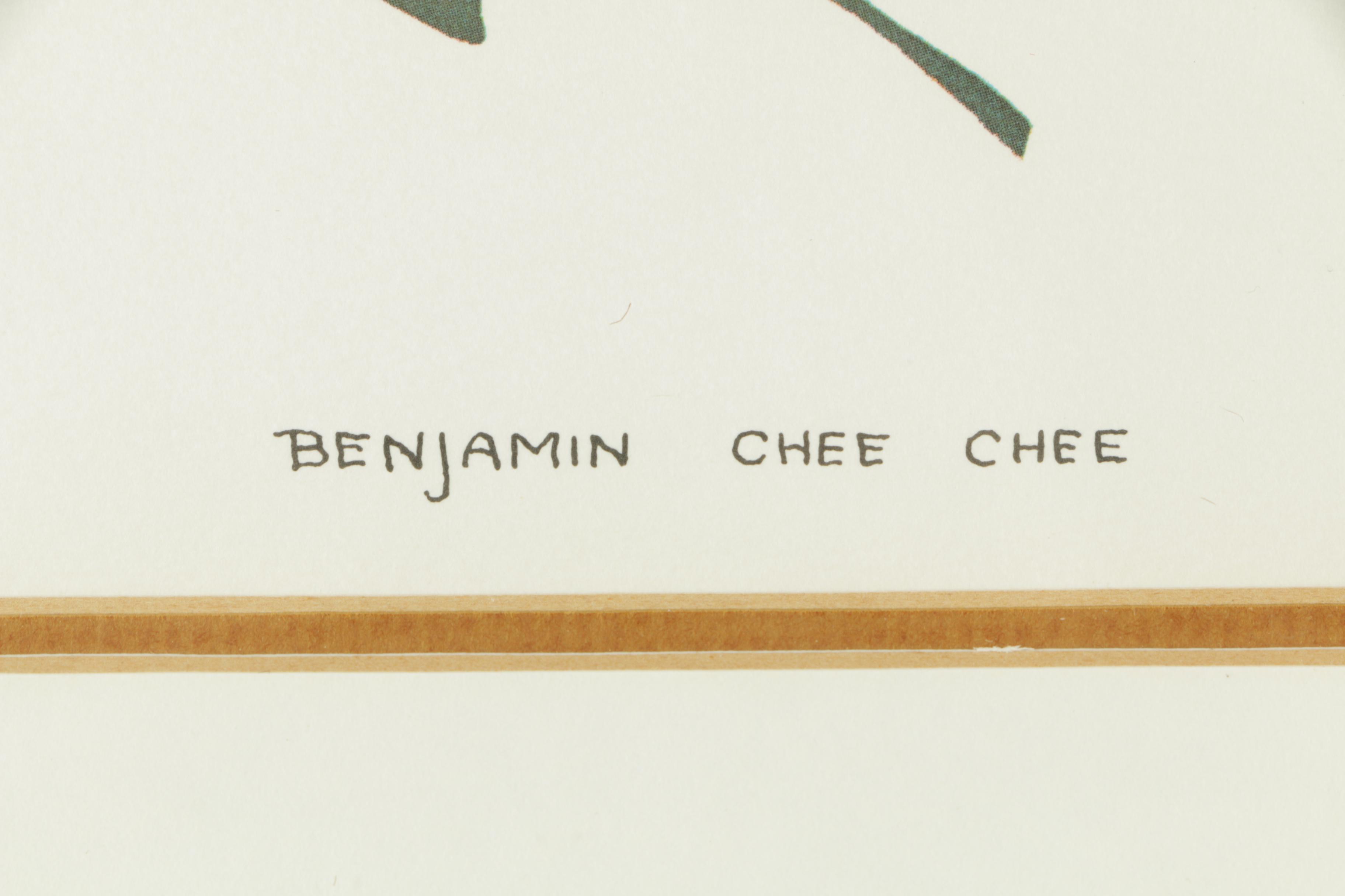 Offset Lithograph After Benjamin Chee Chee "Autumn Flight"