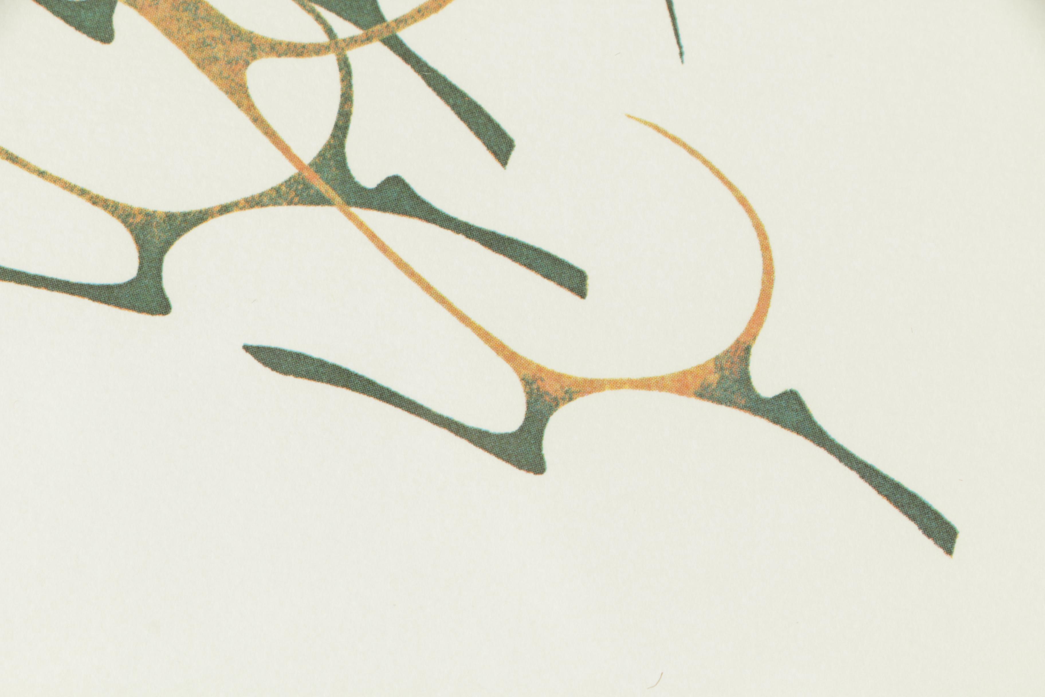 Offset Lithograph After Benjamin Chee Chee "Autumn Flight"