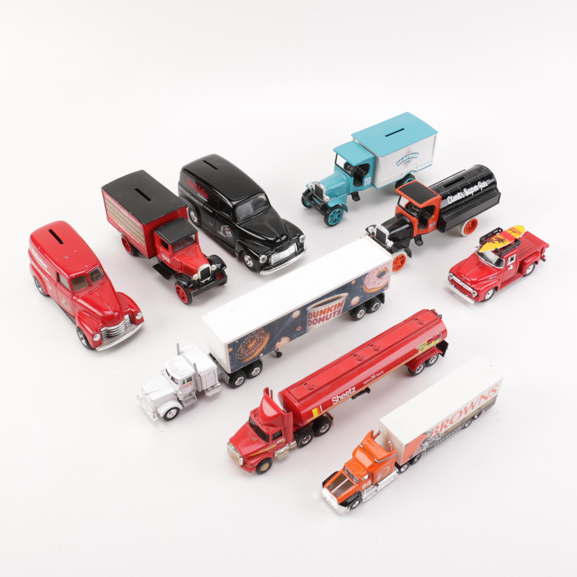 Collection of Die-Cast Trucks