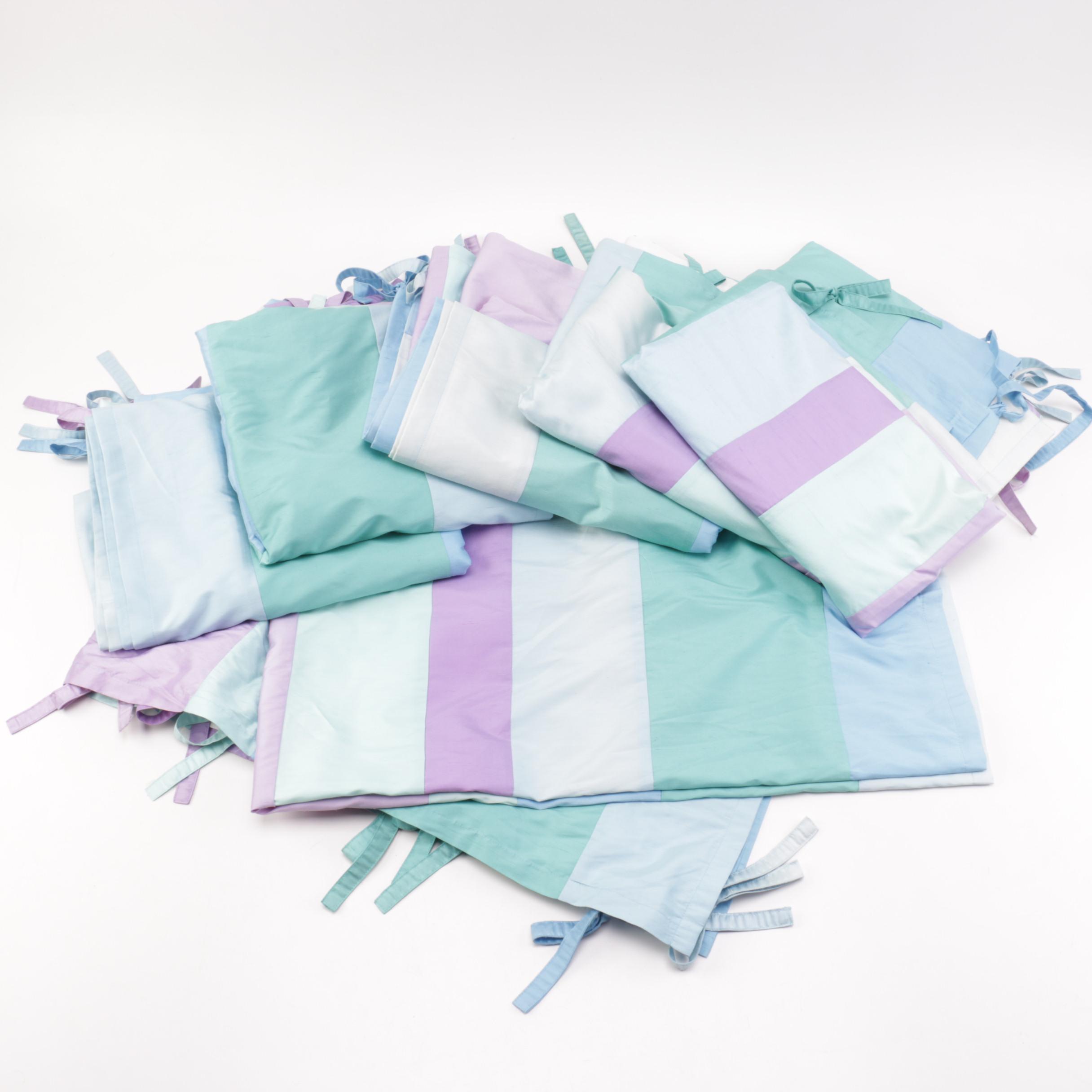 PB Teen Silk Drapery Panels