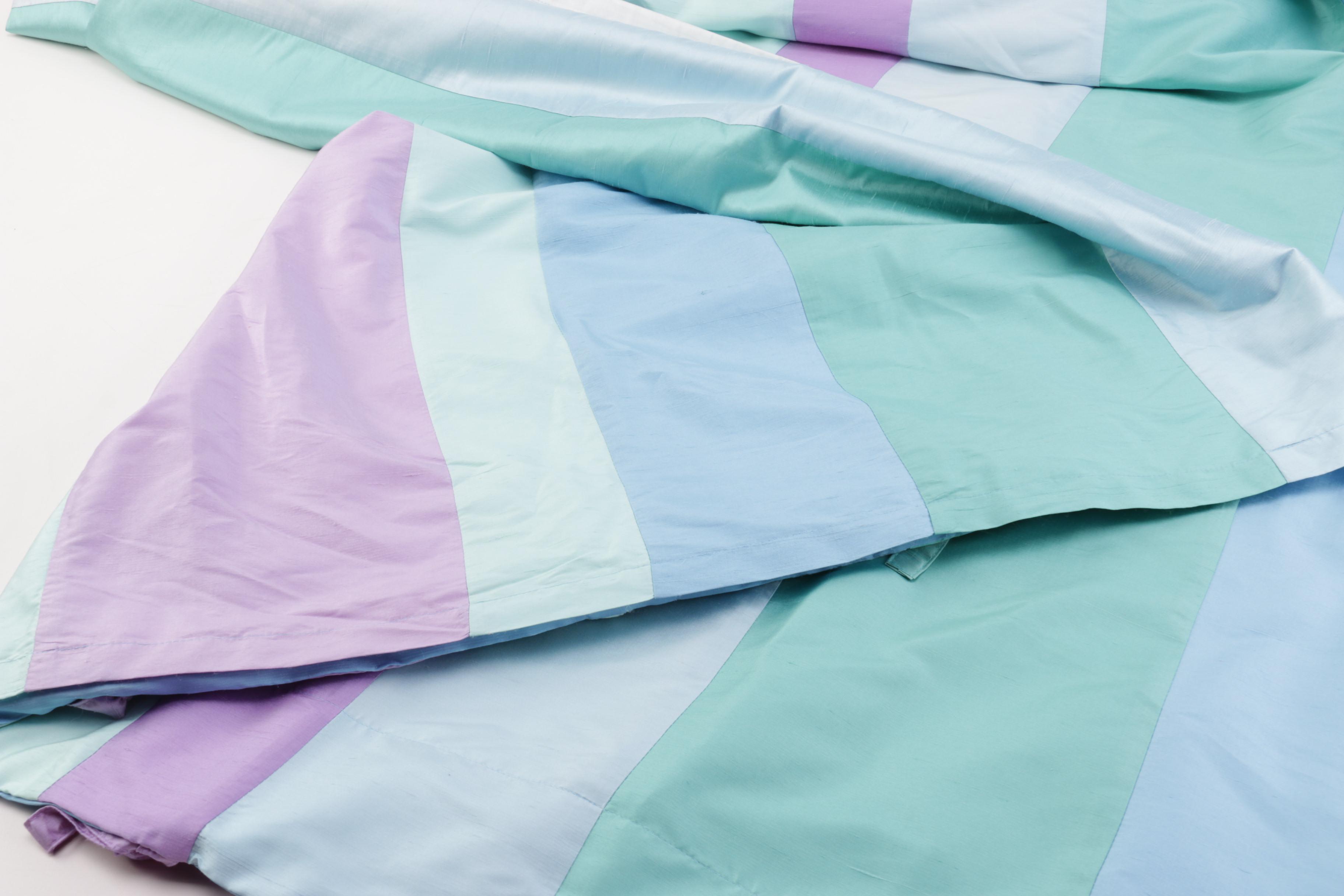 PB Teen Silk Drapery Panels