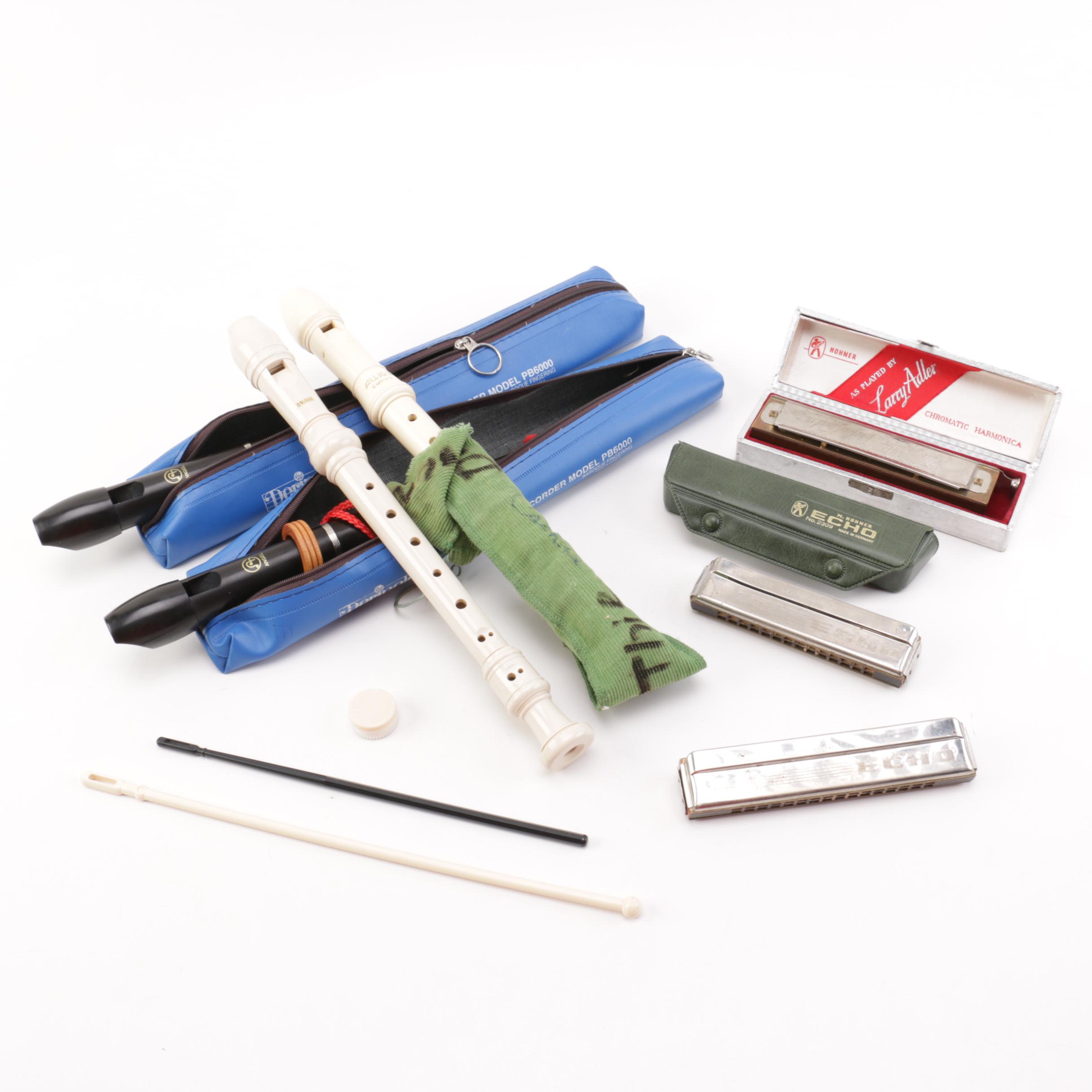 Student Recorders and Harmonicas