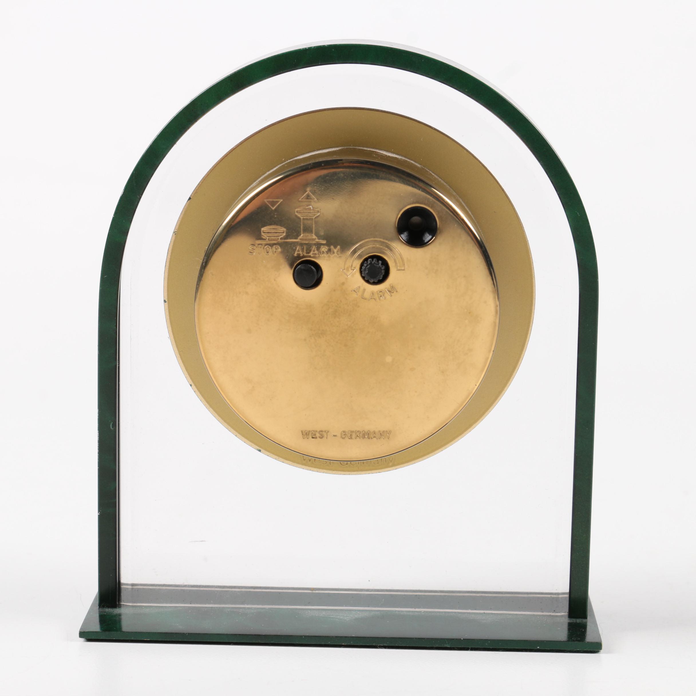 Gump's Modern Glass Alarm Clock