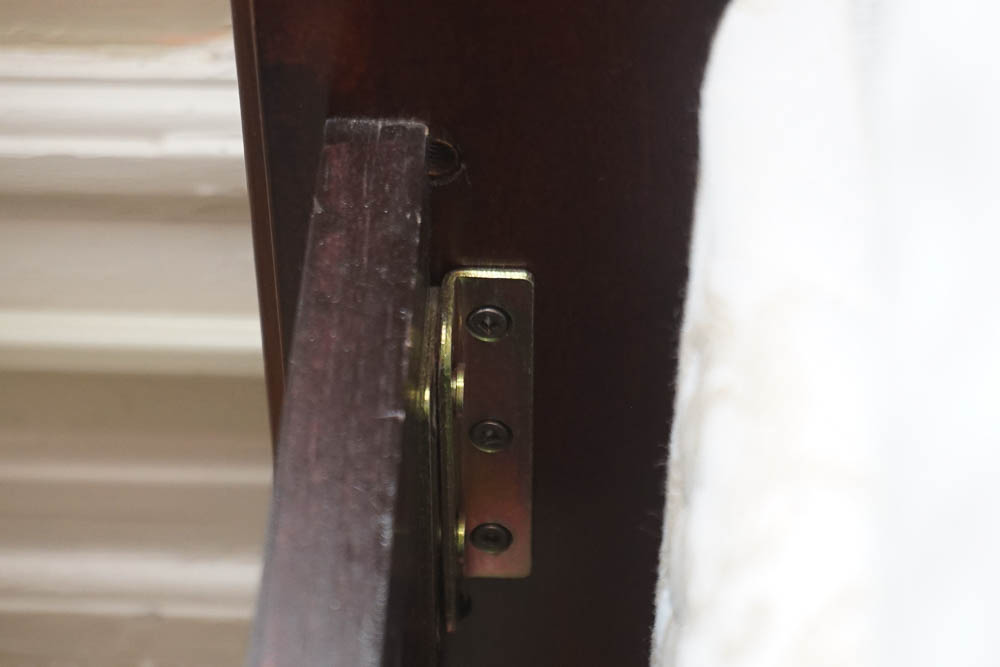 Queen Mahogany Canopy Bed Frame