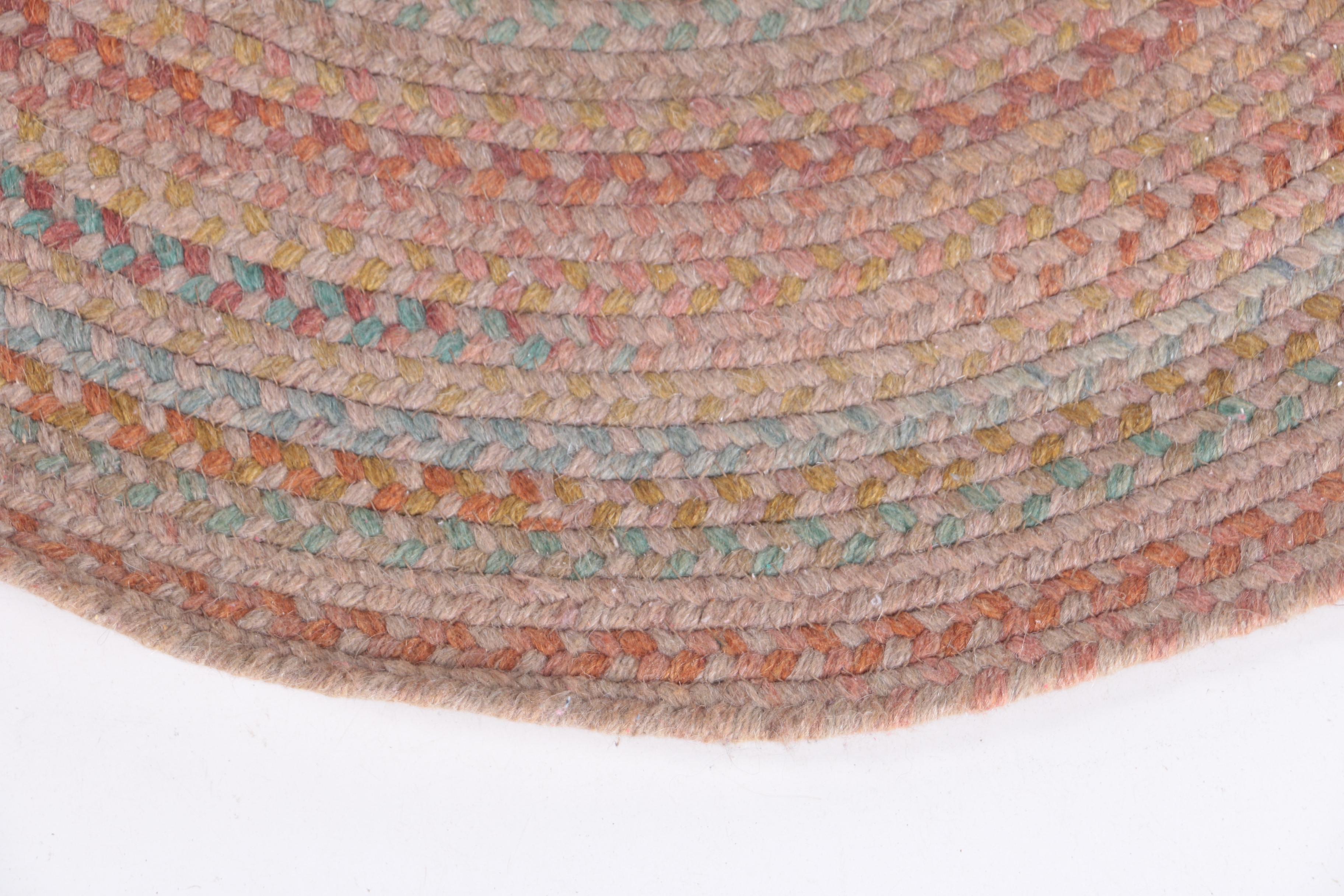 Braided Oval Area Rug