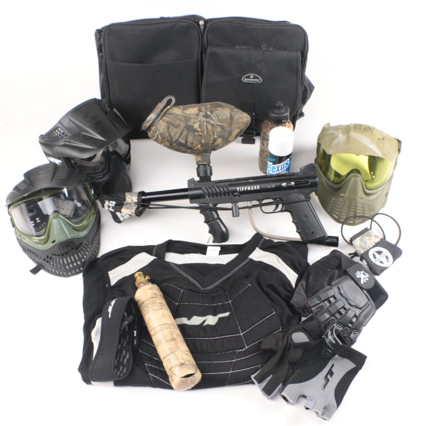 Tippman Paintball Gun and Accessories