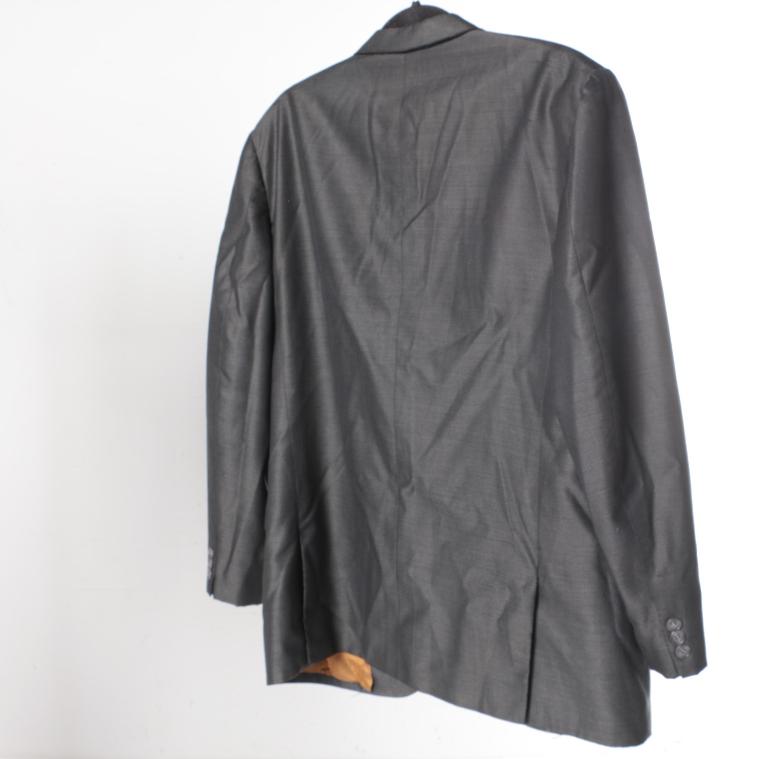 Men's Vintage Bespoke Sharkskin Suit