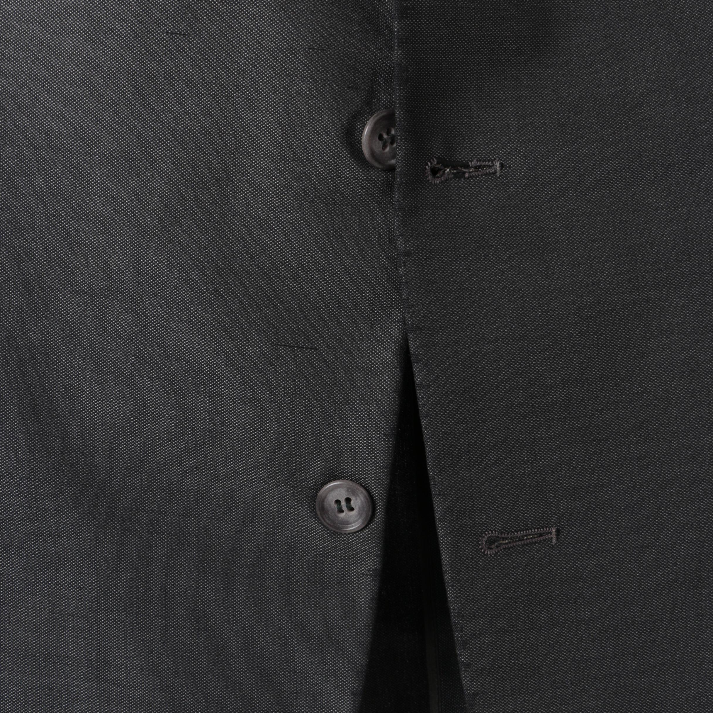 Men's Vintage Bespoke Sharkskin Suit