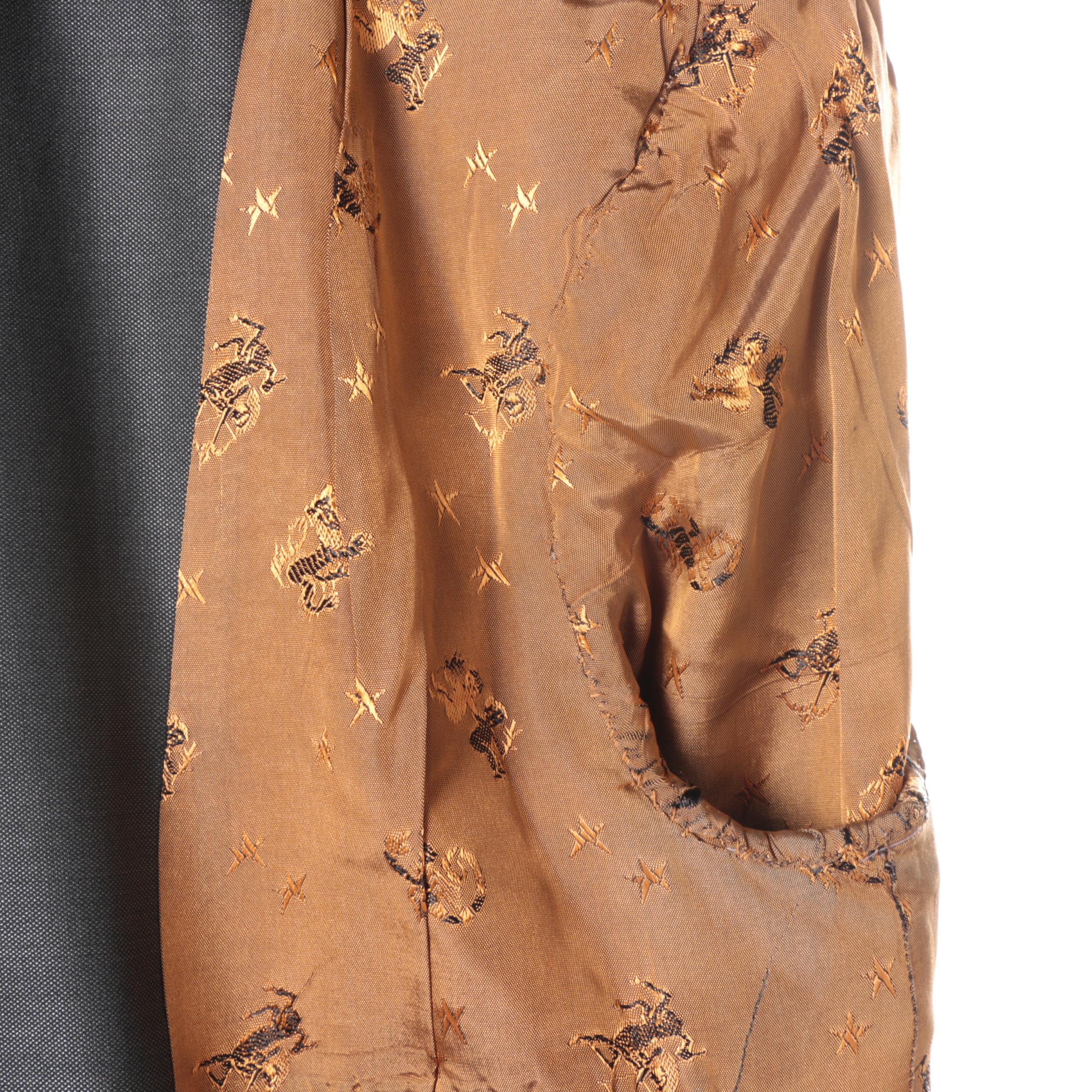 Men's Vintage Bespoke Sharkskin Suit