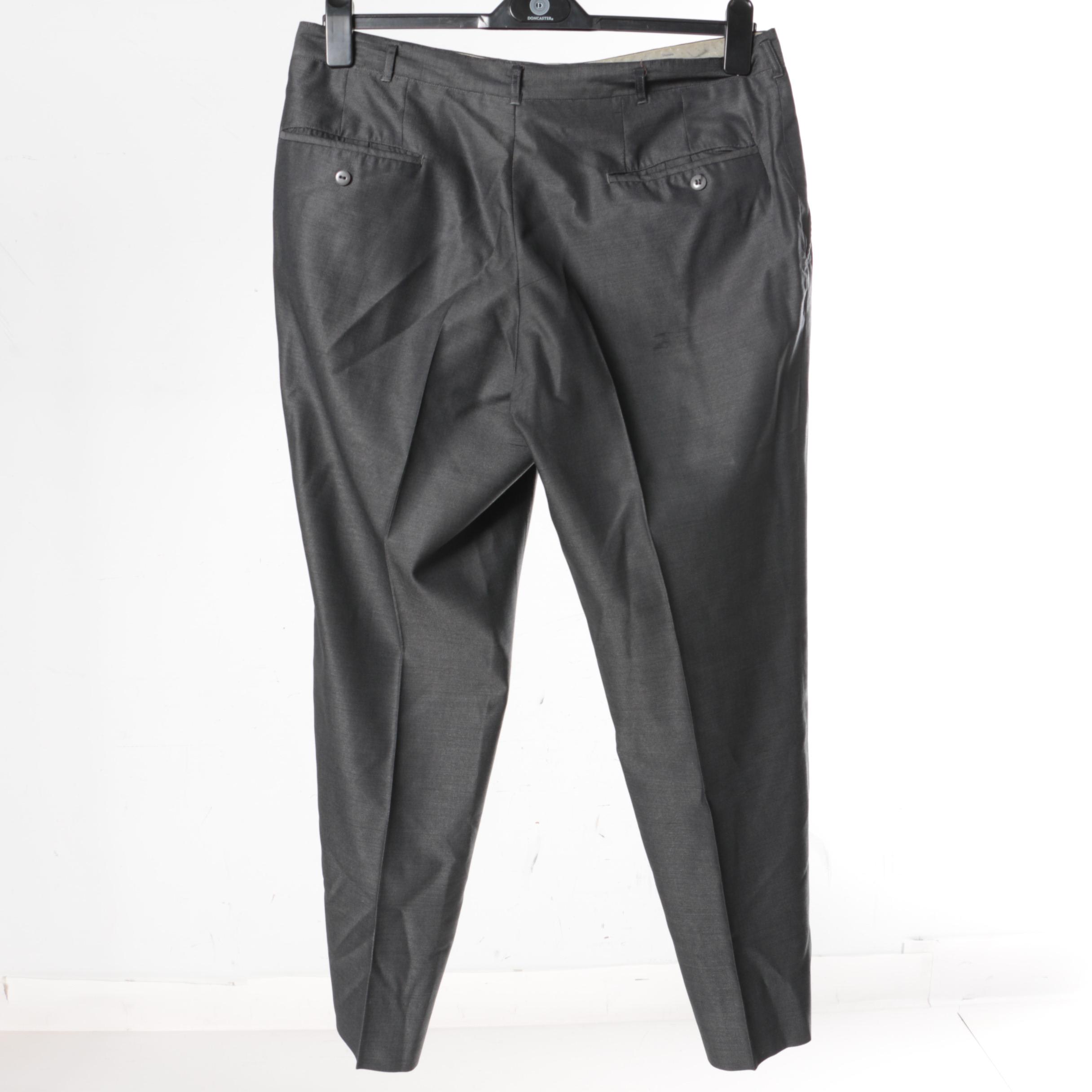 Men's Vintage Bespoke Sharkskin Suit