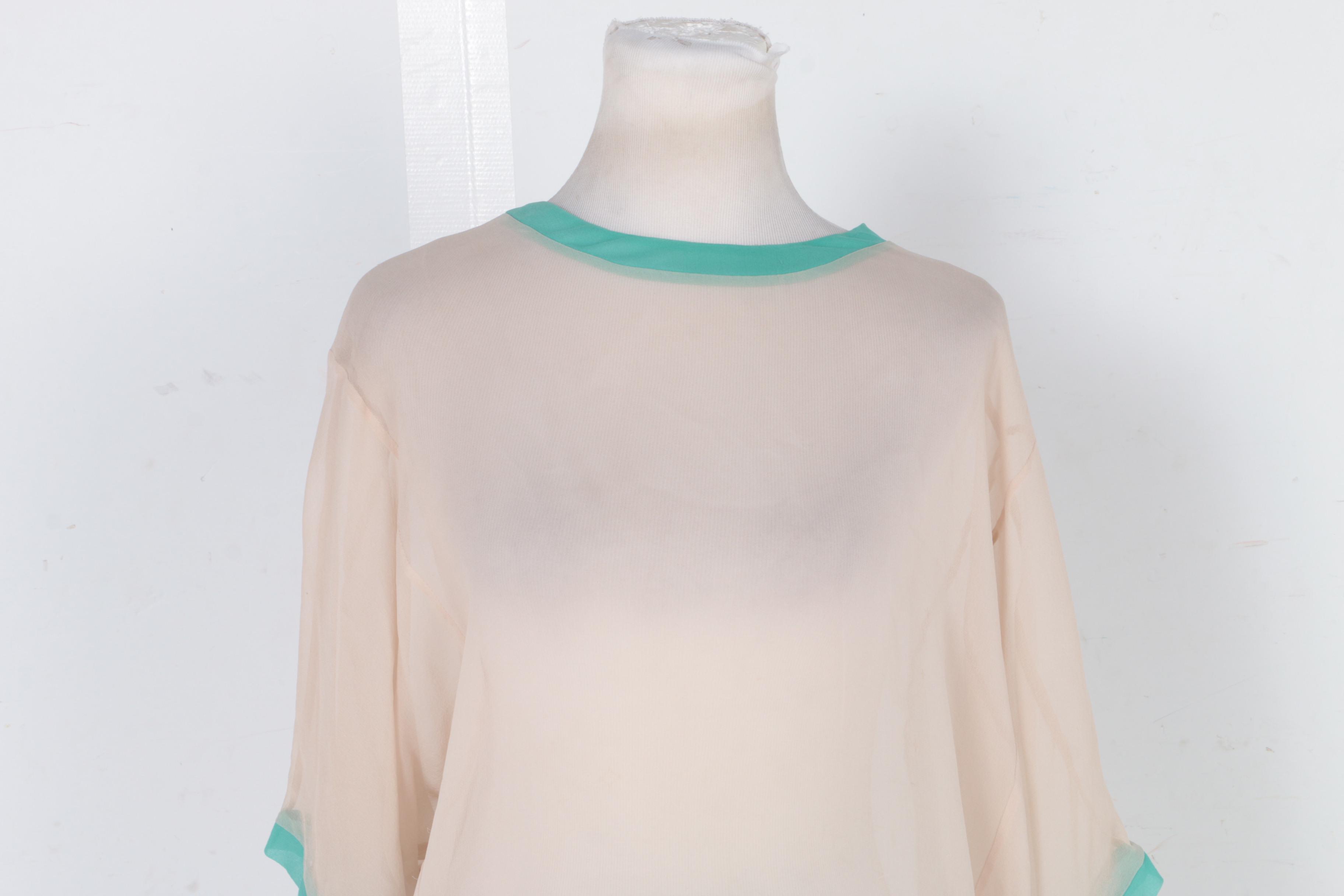 Elizabeth and James Sheer Silk Top