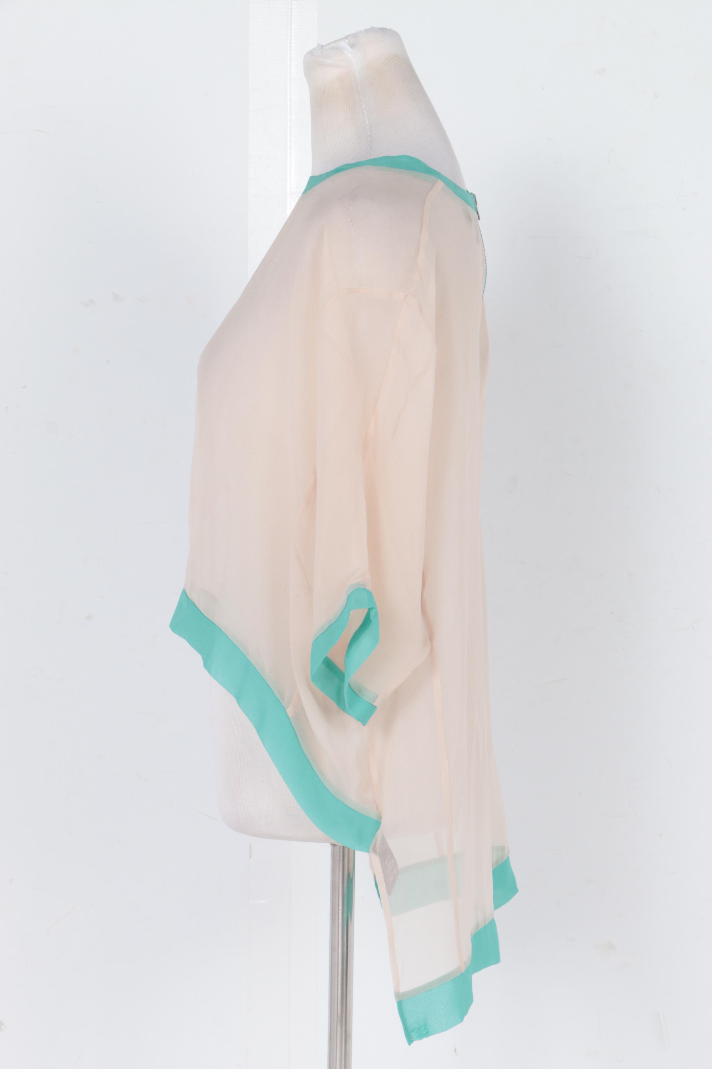 Elizabeth and James Sheer Silk Top