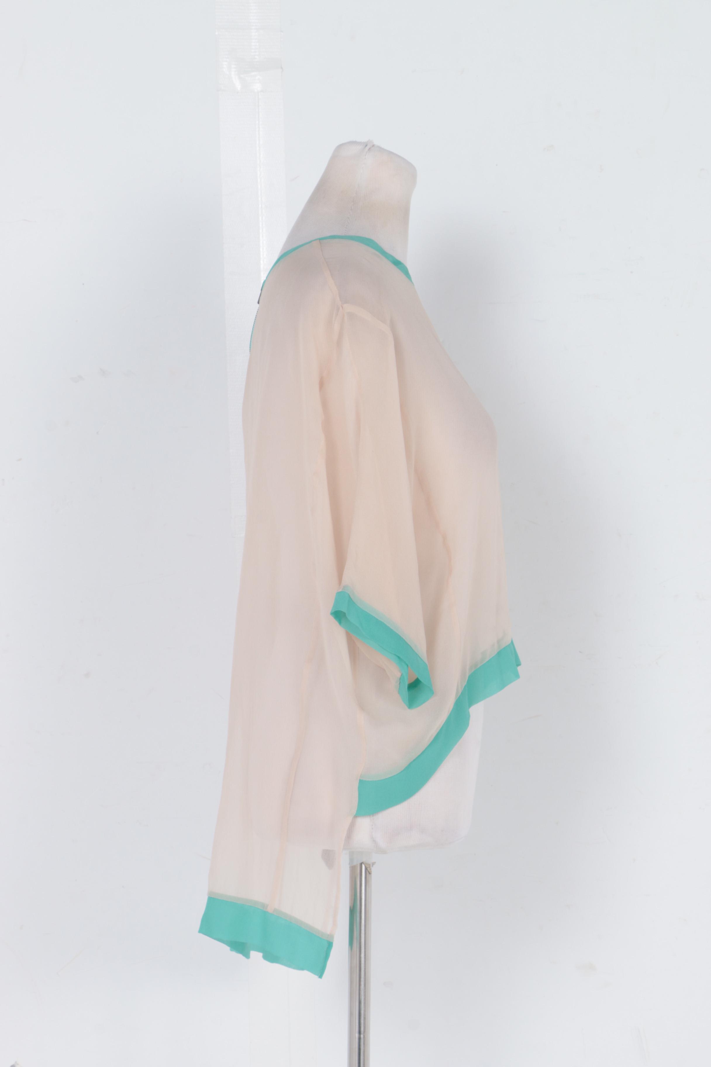 Elizabeth and James Sheer Silk Top