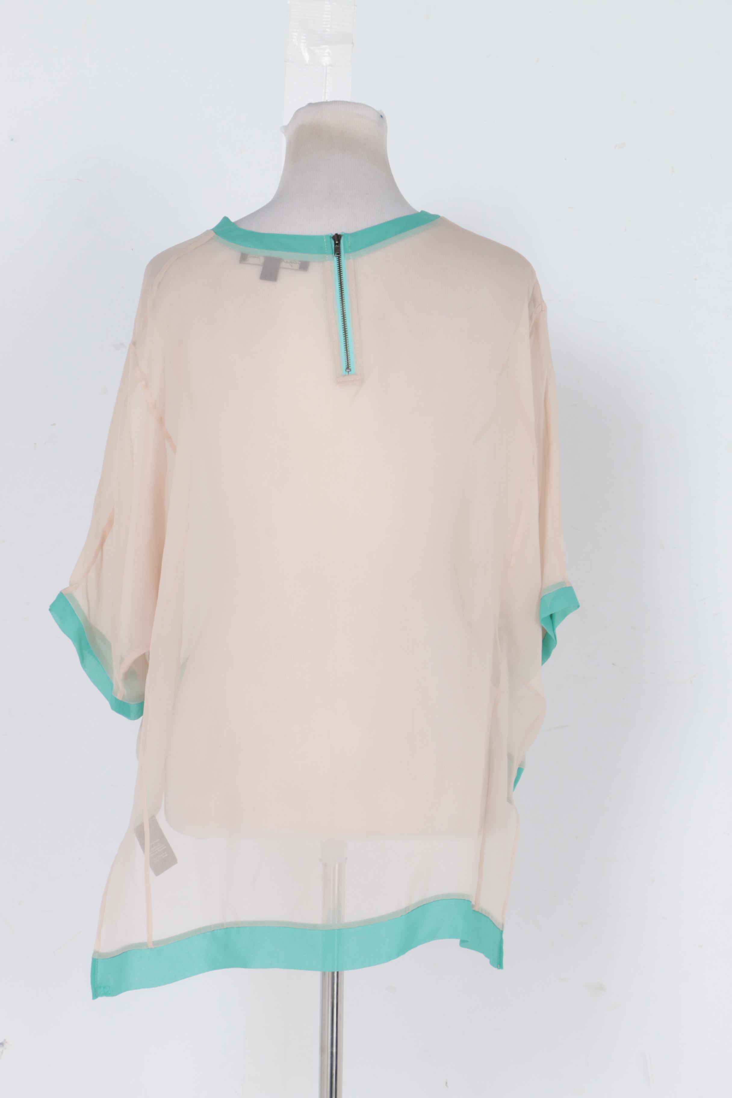 Elizabeth and James Sheer Silk Top