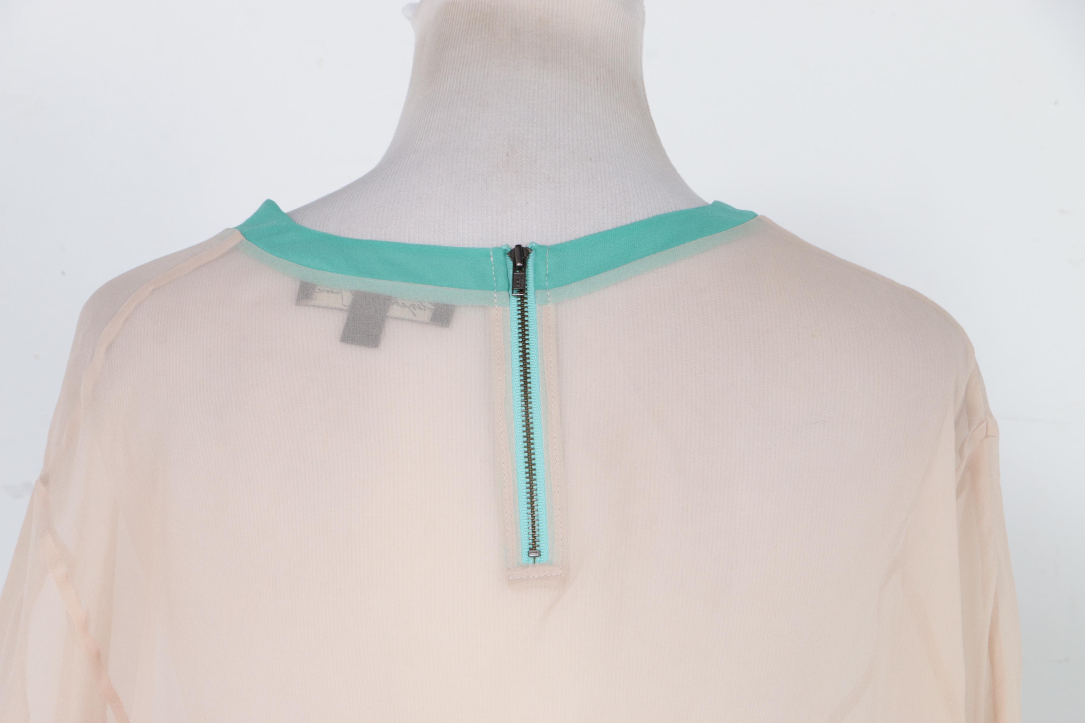 Elizabeth and James Sheer Silk Top