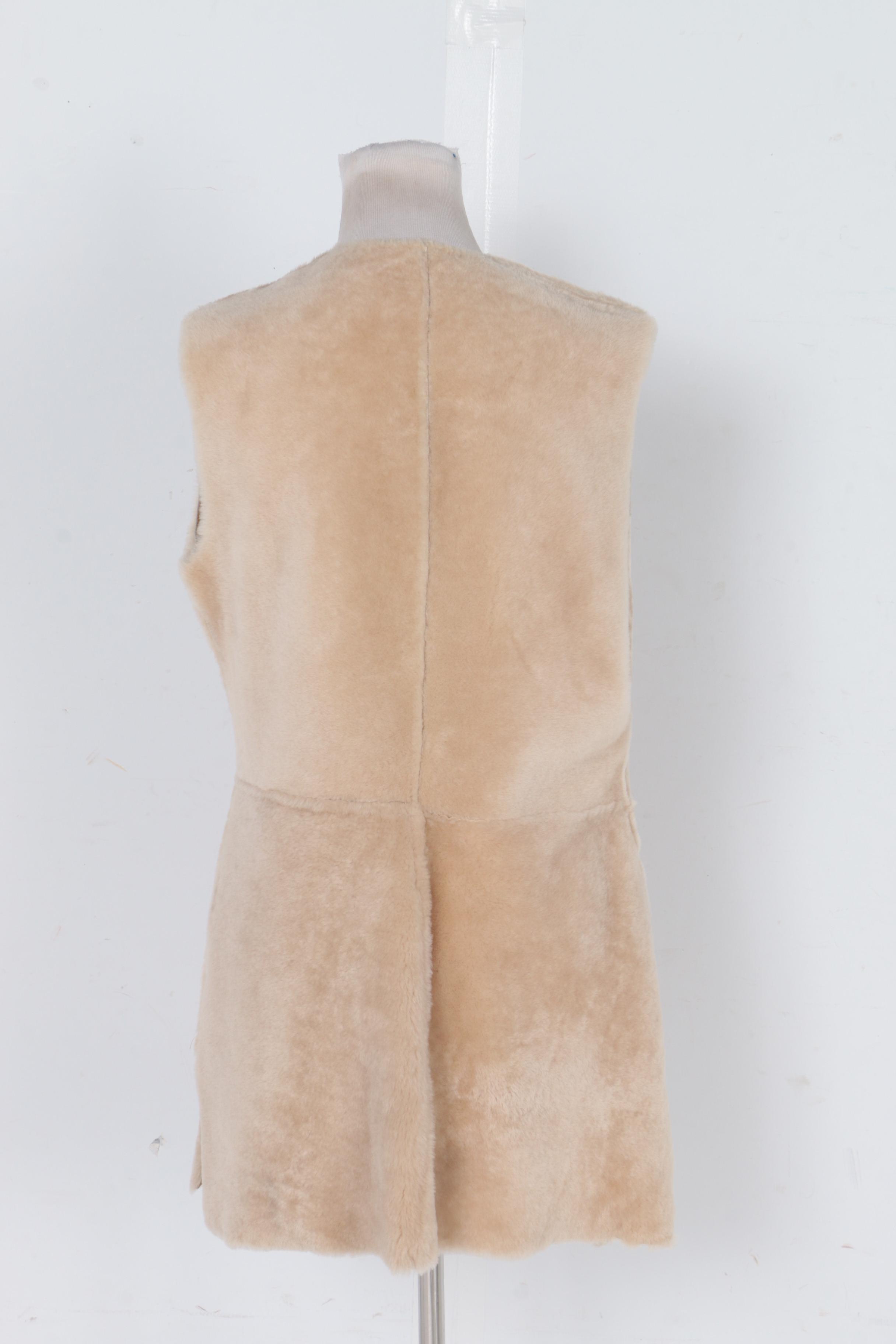 Women's Suede and Shearling Vest